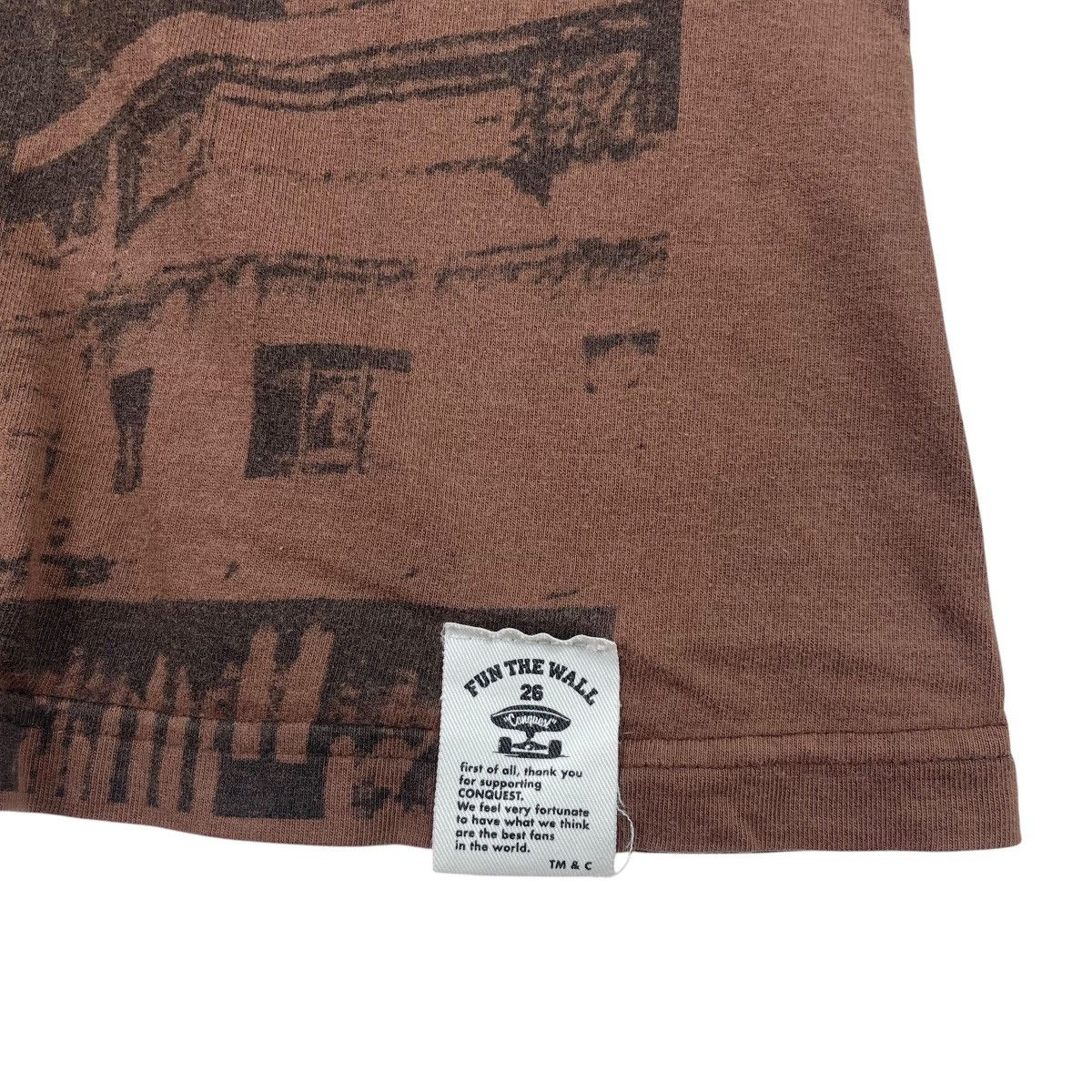 Japanese Brand Conquest Japan Good Shit Skateboarding Tee Shirt Size US M / EU 48-50 / 2 - 3 Thumbnail