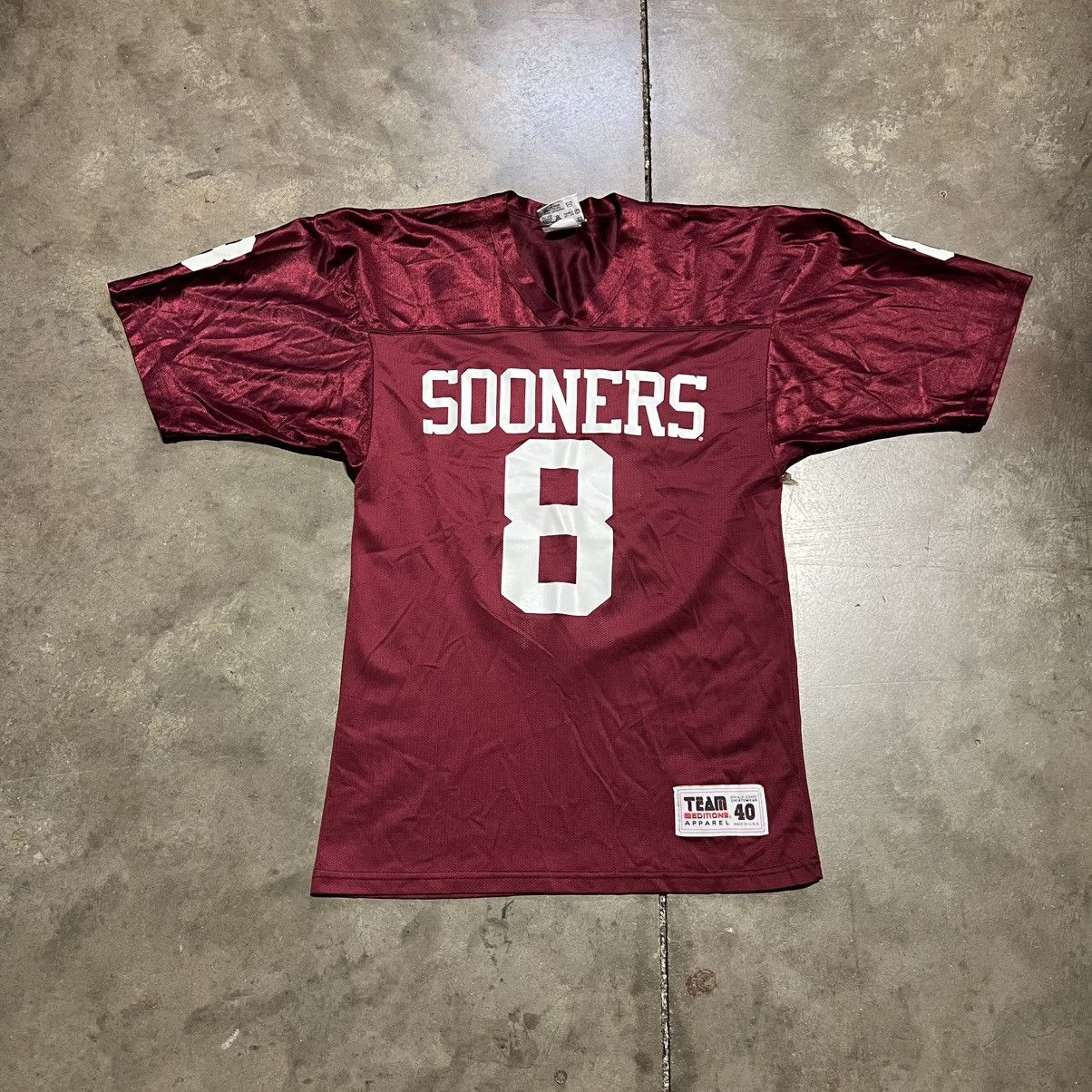 Vintage Vintage 90s Oklahoma Sooners Mesh Football Jersey 90s USA Size US M / EU 48-50 / 2 - 1 Thumbnail