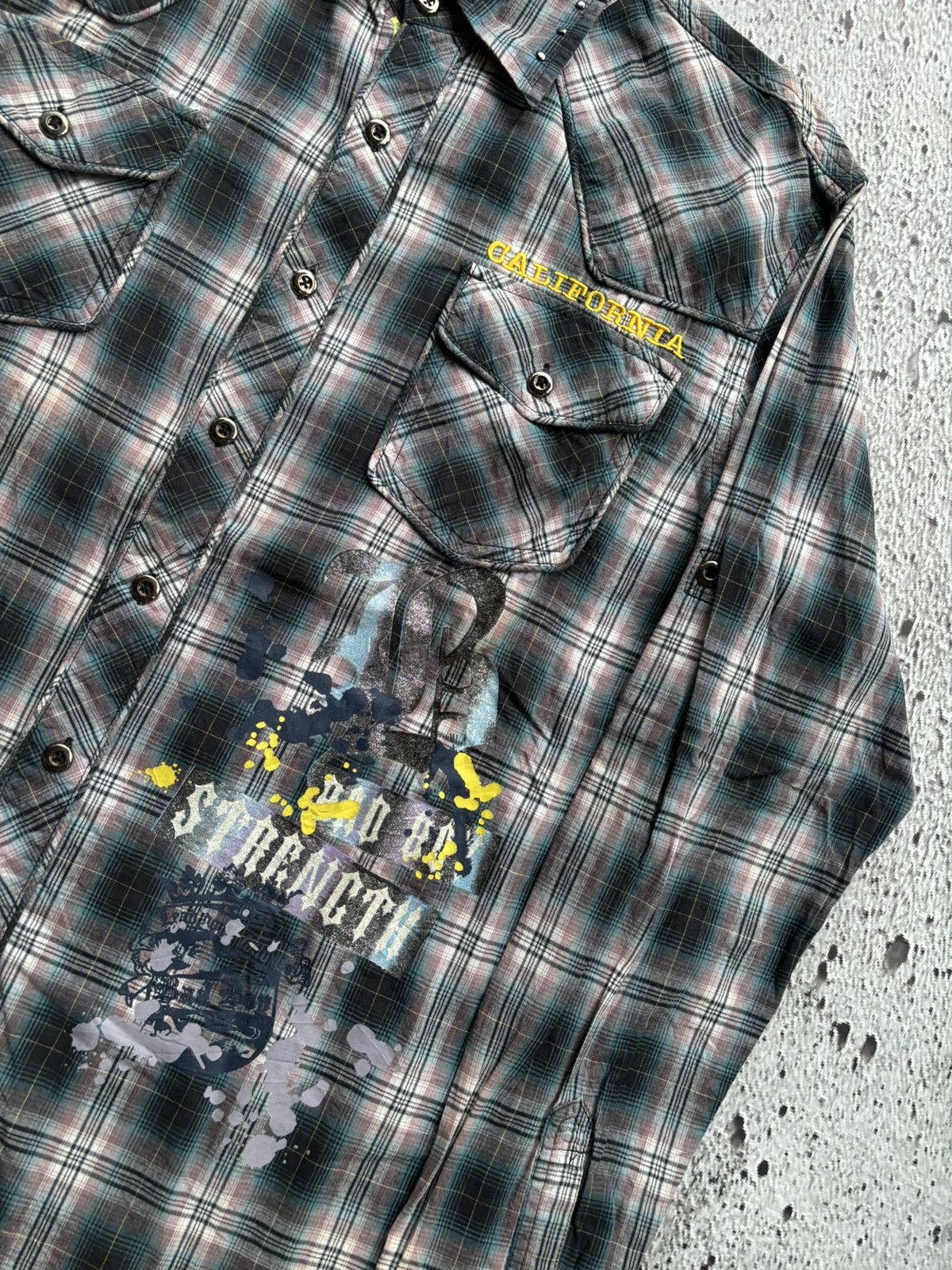 Hysteric Glamour Y2k Studded Bad boy Sandiego Ifsix Punk style shirt Size US L / EU 52-54 / 3 - 5 Thumbnail