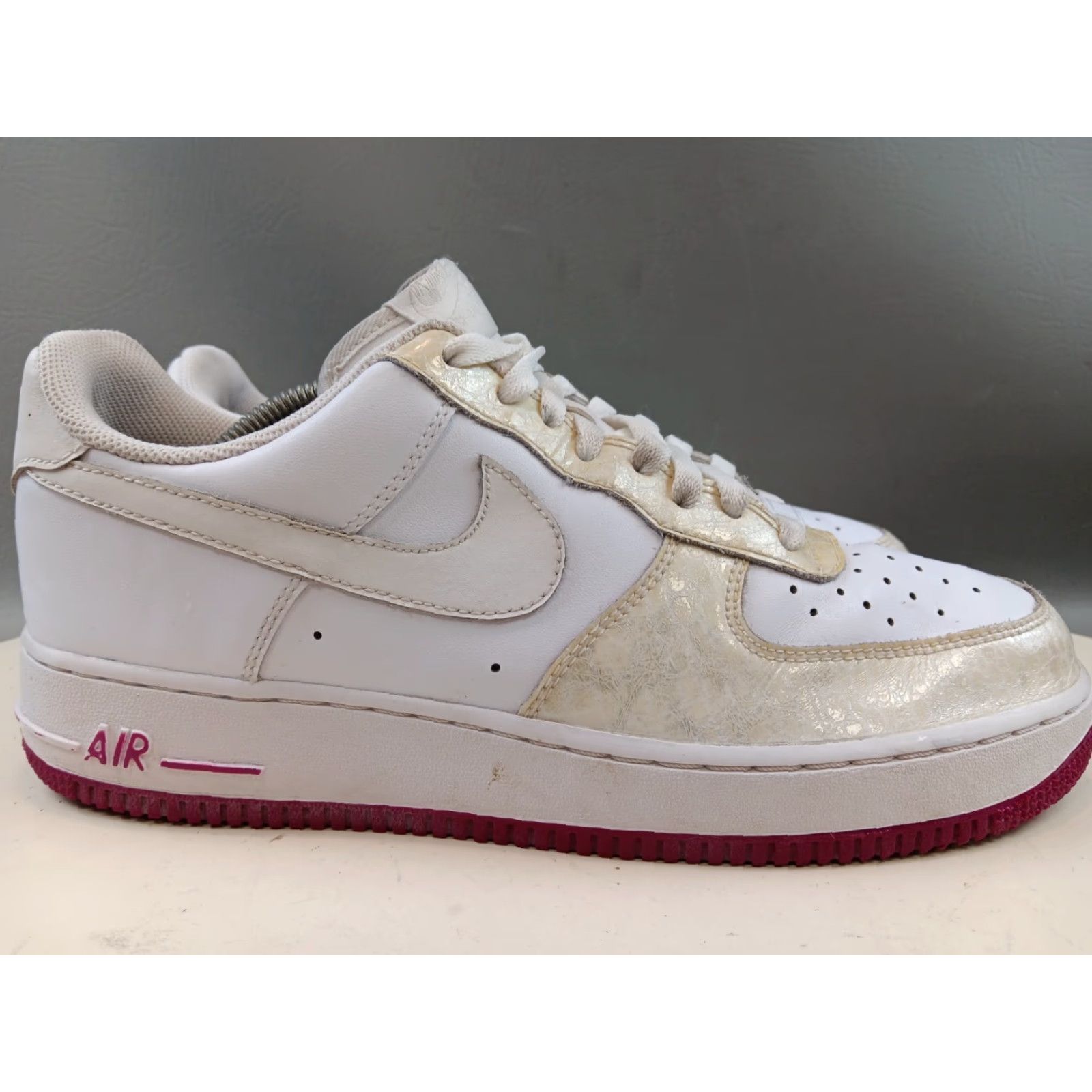 Nike Nike Air Force 1 Low Sneakers Womens Size 12 White Pearl Rave Pink 315115-116 Size US 12 / IT 42 - 7 Thumbnail