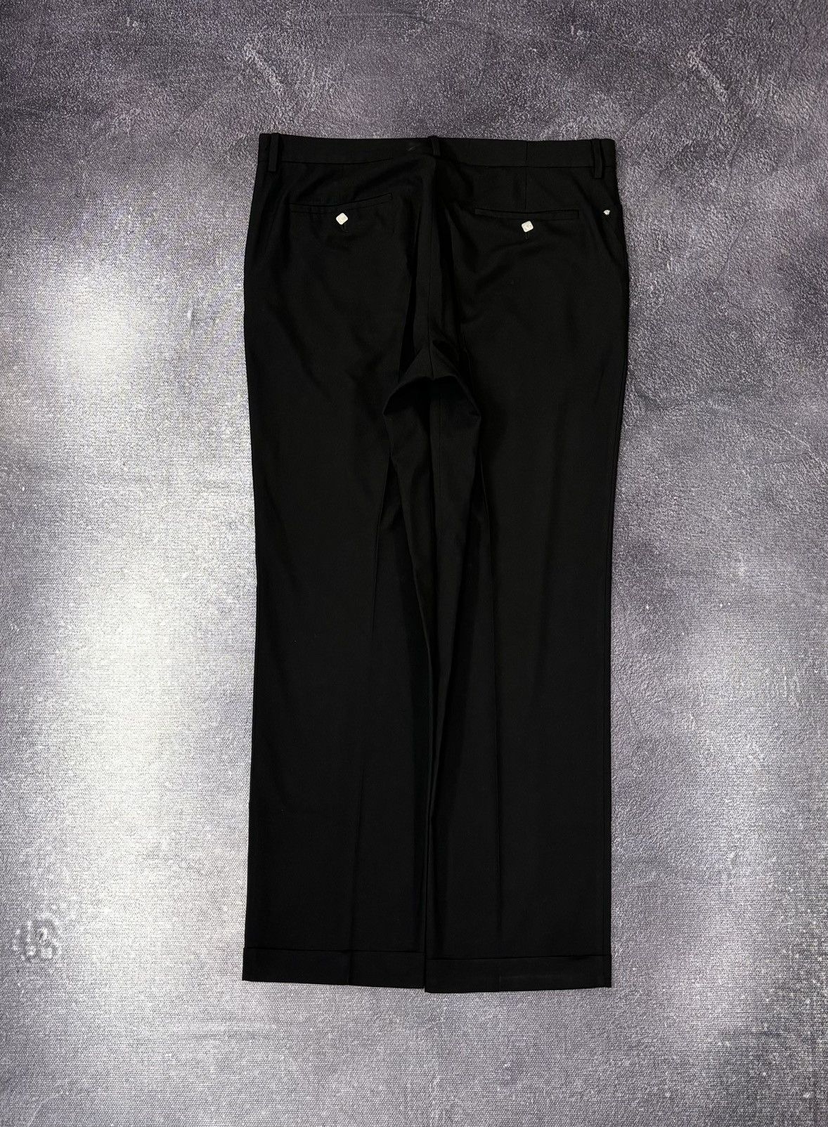 Versace Jeans Couture Versace Jeans Couture Men’s Black Relaxed Fit Dress Pants Size US 38 / EU 54 - 2 Thumbnail