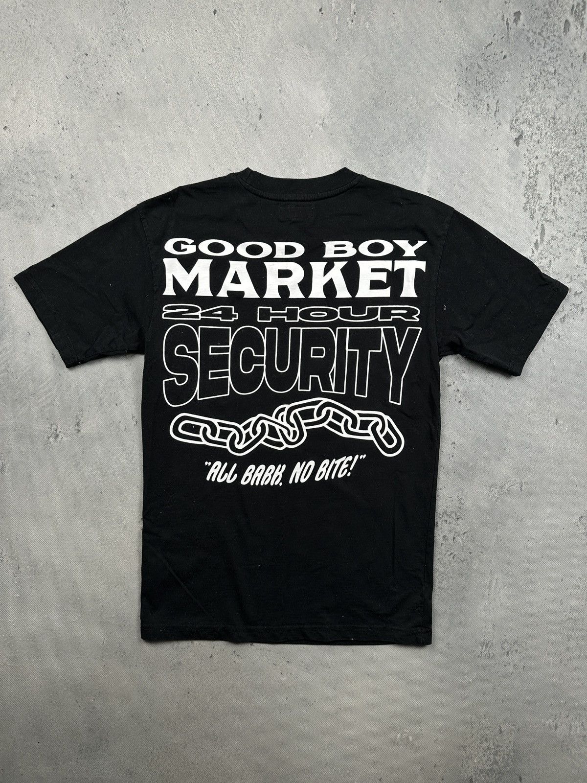 Market Market Good Boy Security Dog Graphic T Shirt Streetwear Y2K Size US S / EU 44-46 / 1 - 2 Thumbnail