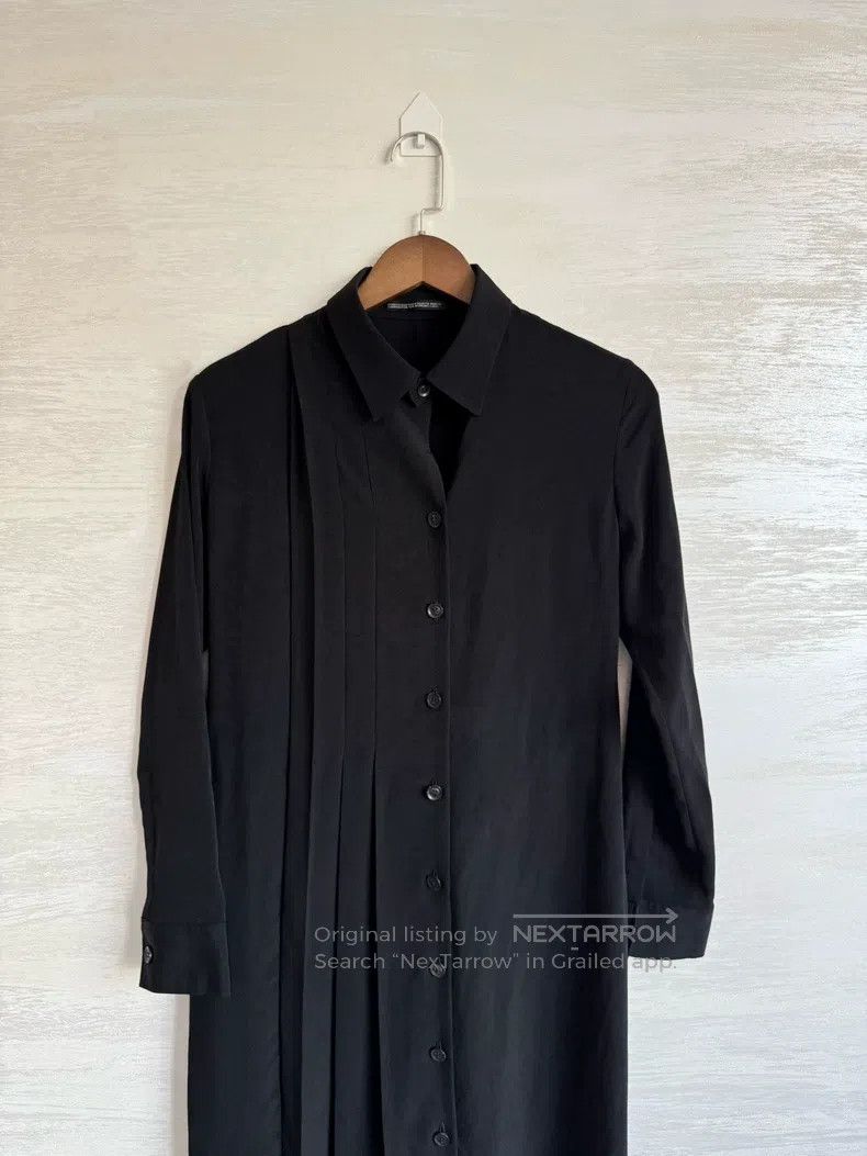 Yohji Yamamoto Yohji Yamamoto Noirdaw asymmetric pleated long shirt Size US S / EU 44-46 / 1 - 2 Thumbnail
