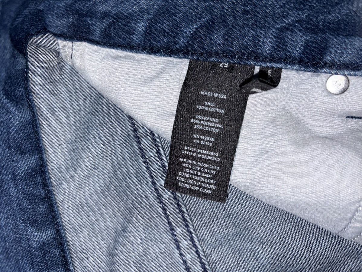Helmut Lang Helmut Lang Indigo Zip Jeans Size US 29 - 4 Thumbnail