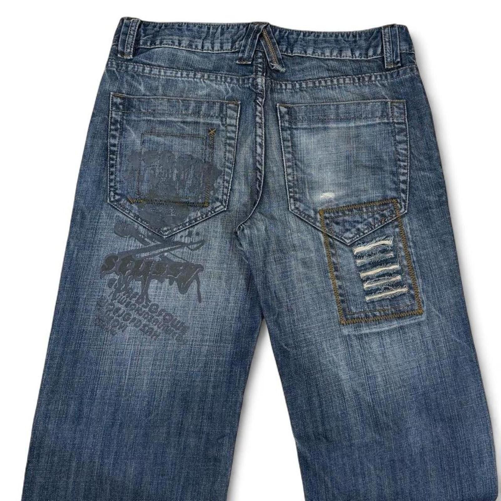 True Religion Y2K J.DANIEL UNIQUE DESIGN BOOTCUT STYLE DENIM JEANS Size US 32 / EU 48 - 3 Thumbnail