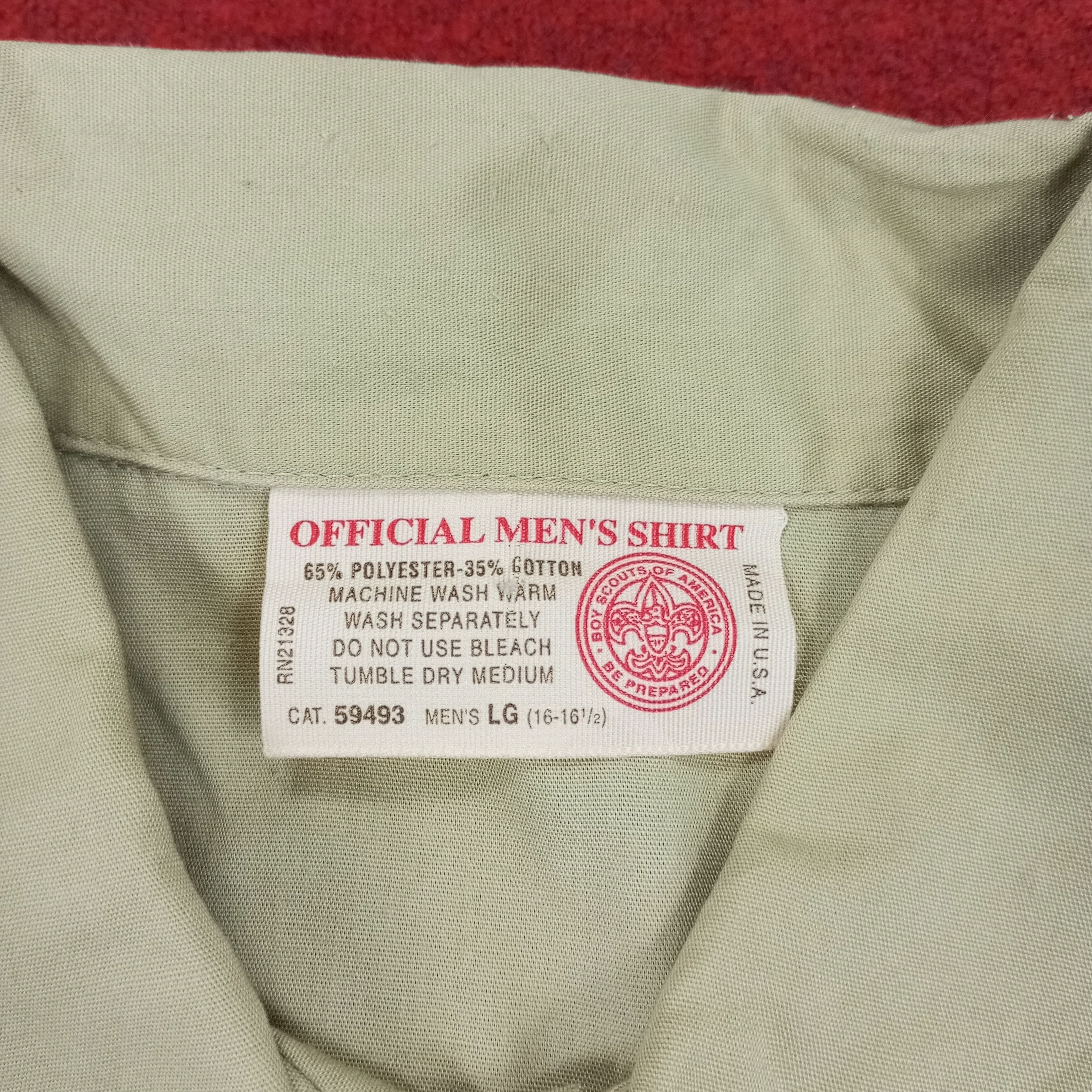 Vintage Boy Scout Of America Uniform Shirt Style Size US XL / EU 56 / 4 - 4 Thumbnail