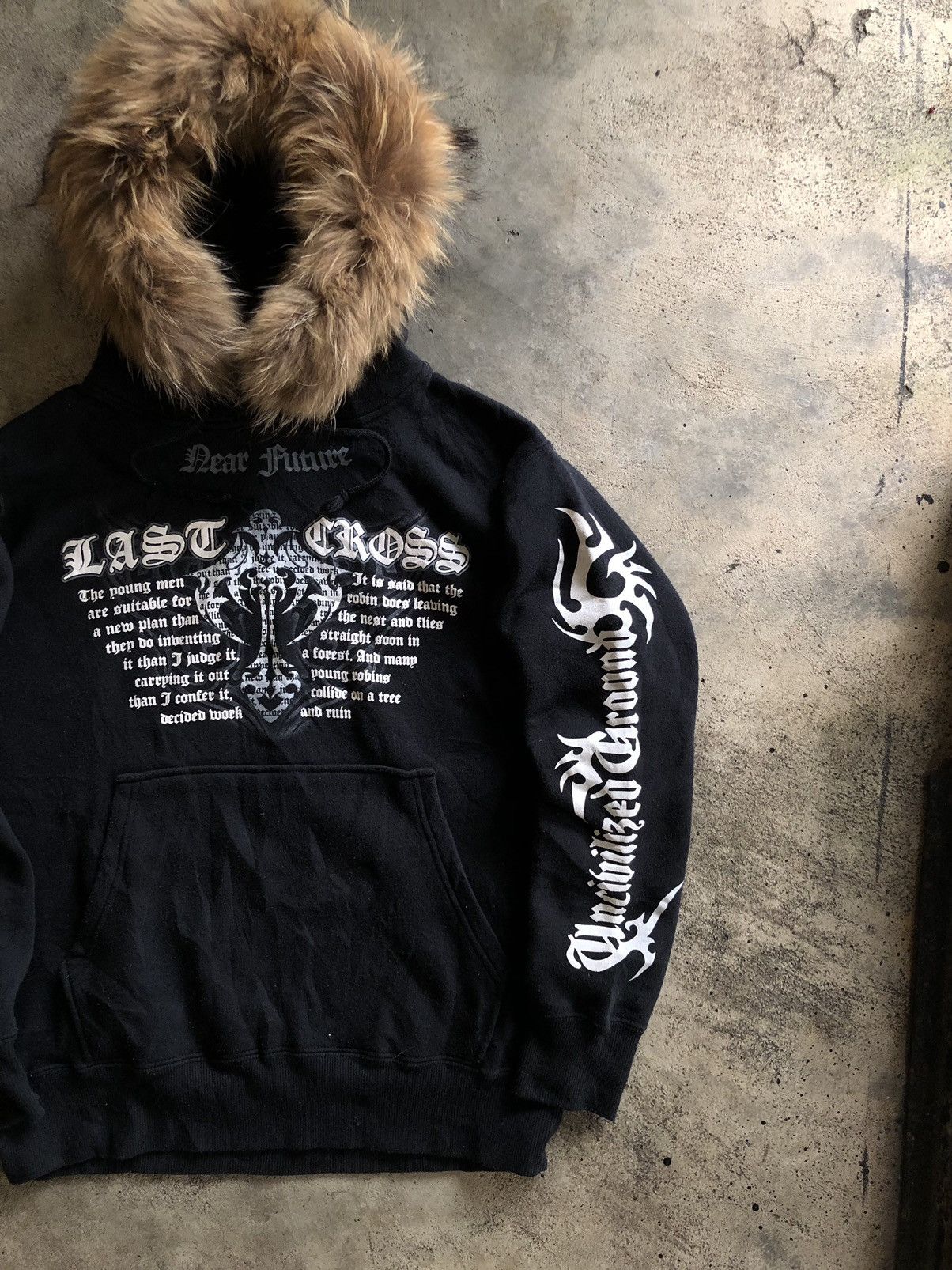 If Six Was Nine JAPANESE BEAUMERE FUR HOODIE POEM GOTHIC STYLE Size US M / EU 48-50 / 2 - 5 Thumbnail