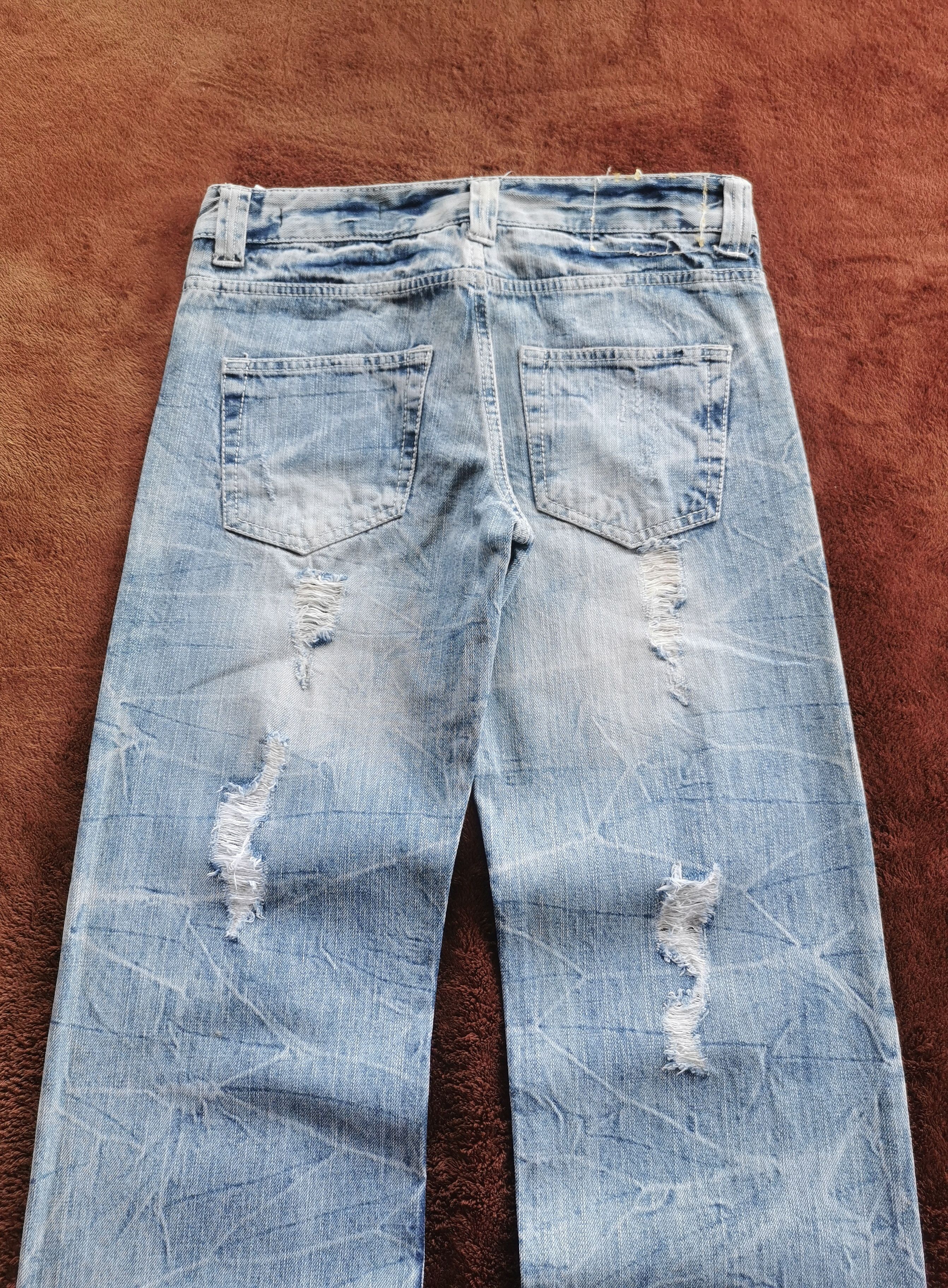 Japanese Brand Avantgarde Oririns Distressed Details Denim Jeans 30'x30.5 Size US 30 / EU 46 - 3 Thumbnail