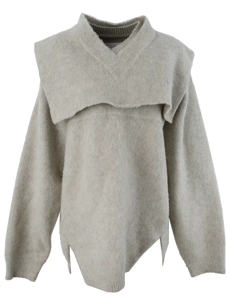 Jil Sander Jil Sander Runway Collar Wool Top Size M / US 6-8 / IT 42-44 - 2 Thumbnail