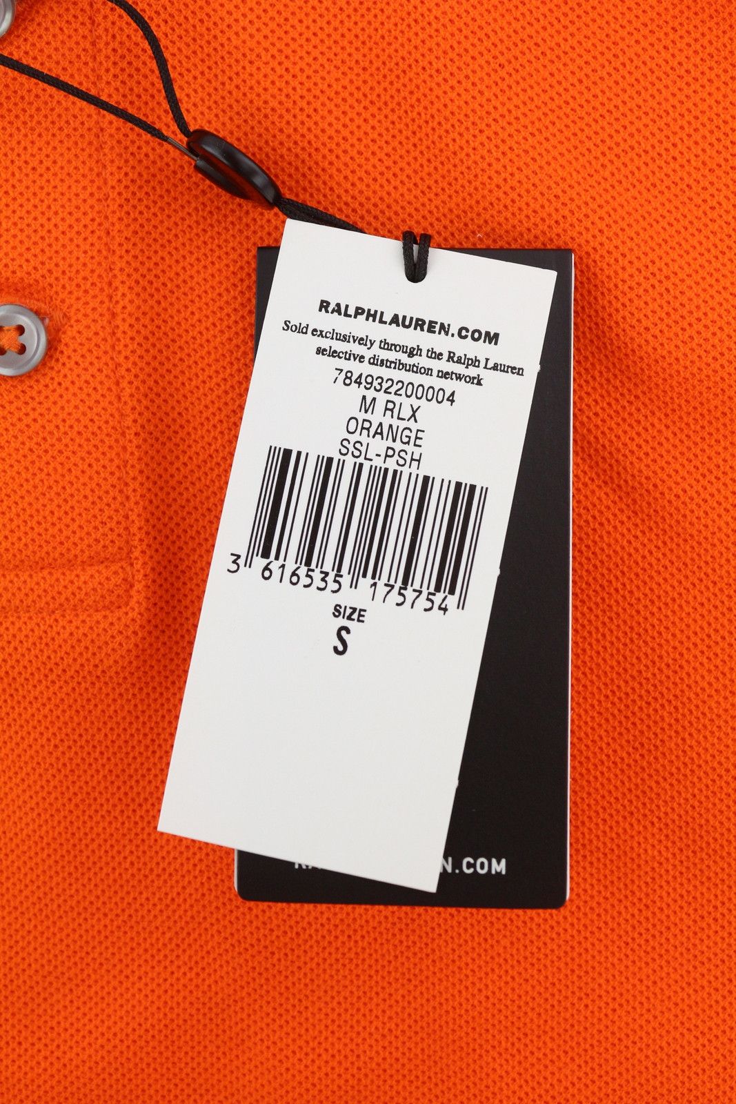 RLX Ralph Lauren S Orange Polo Wicking Tee 84518 Size US S / EU 44-46 / 1 - 7 Thumbnail