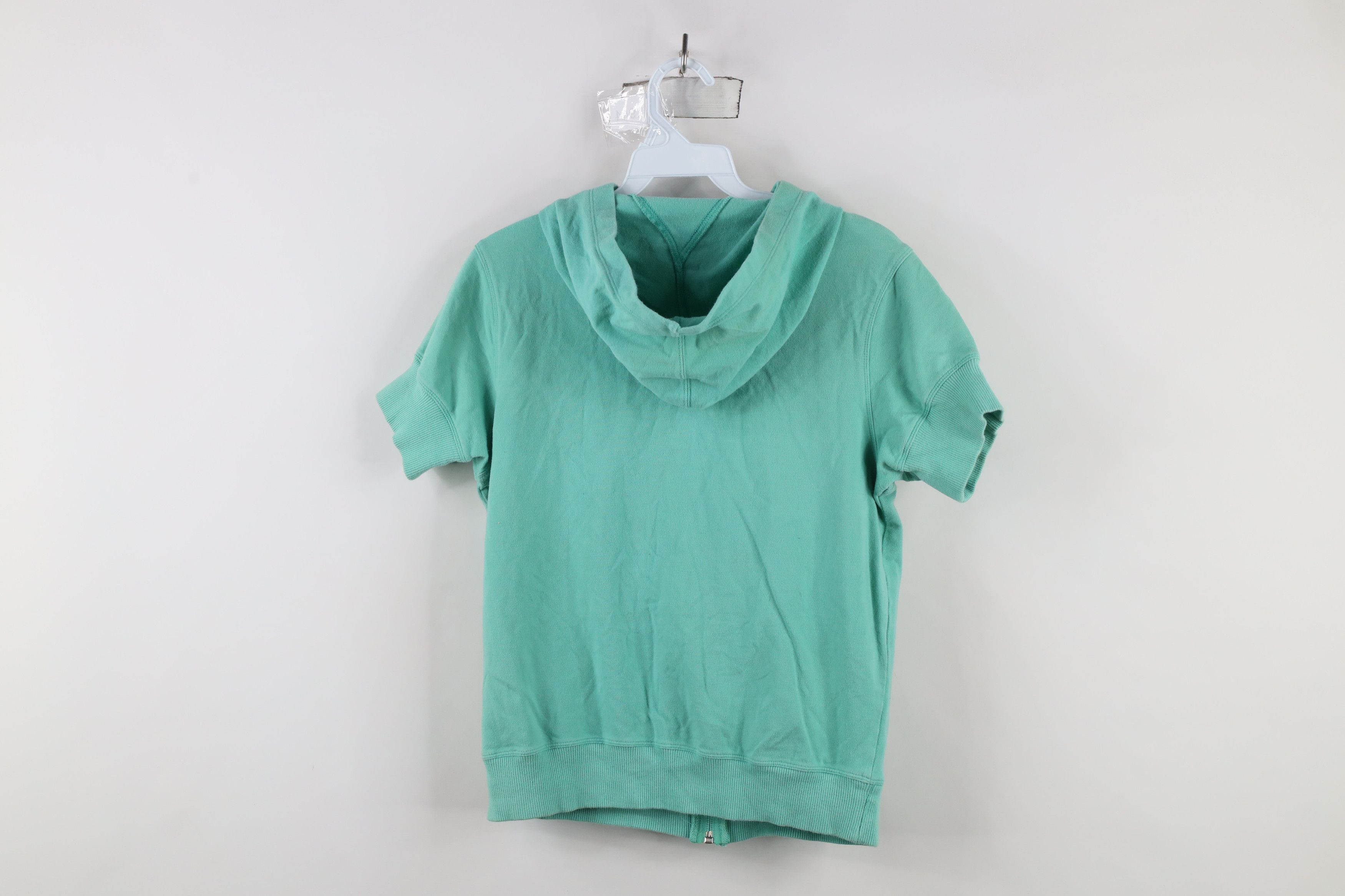 Nike × Vintage Vintage Y2K Nike Babydoll Cropped Short Sleeve Hoodie Size M / US 6-8 / IT 42-44 - 13 Thumbnail