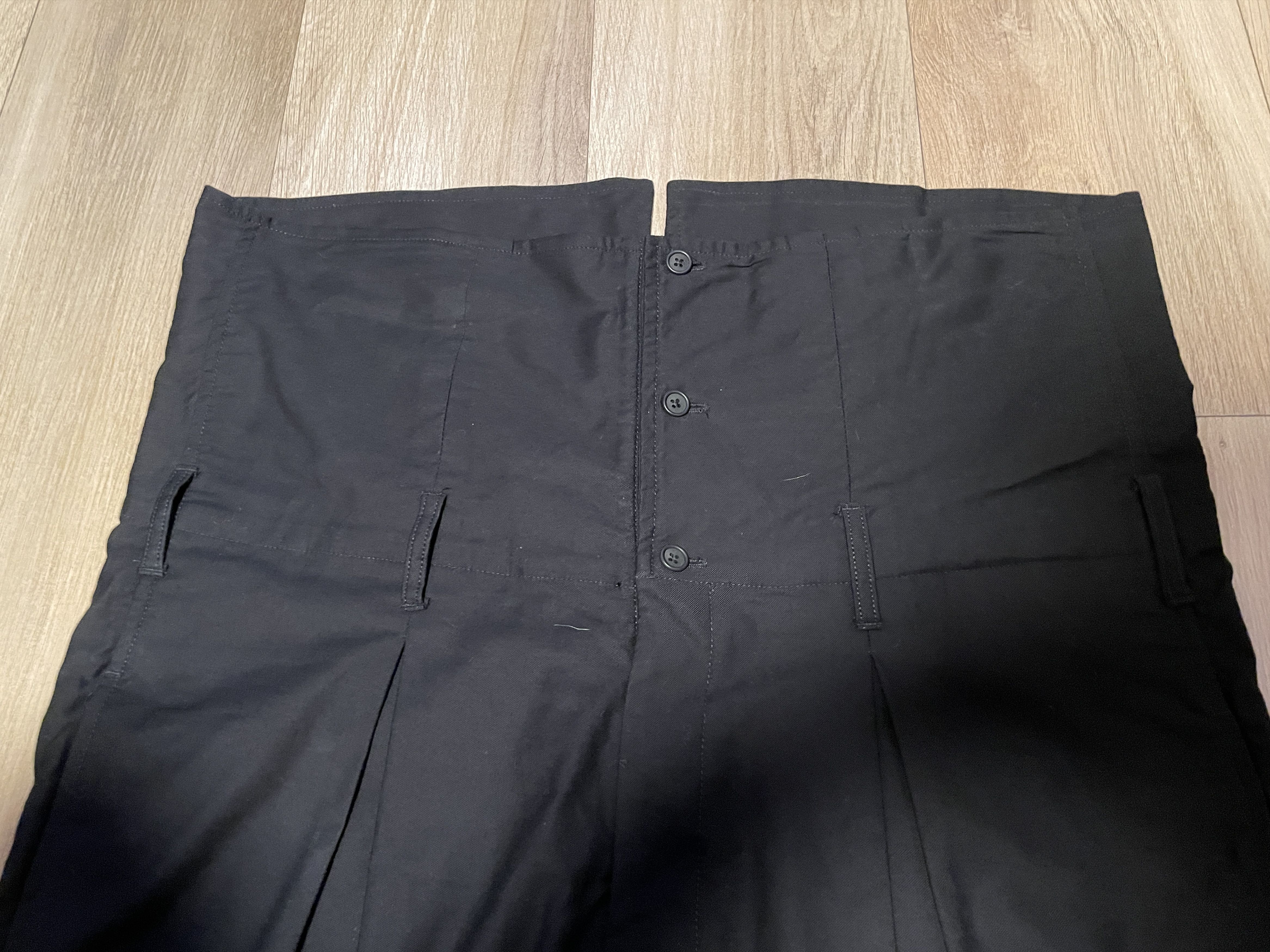 Yohji Yamamoto Yohji Yamamoto Pour Homme Hi-Waist Cropper Pants Size US 32 / EU 48 - 9 Thumbnail