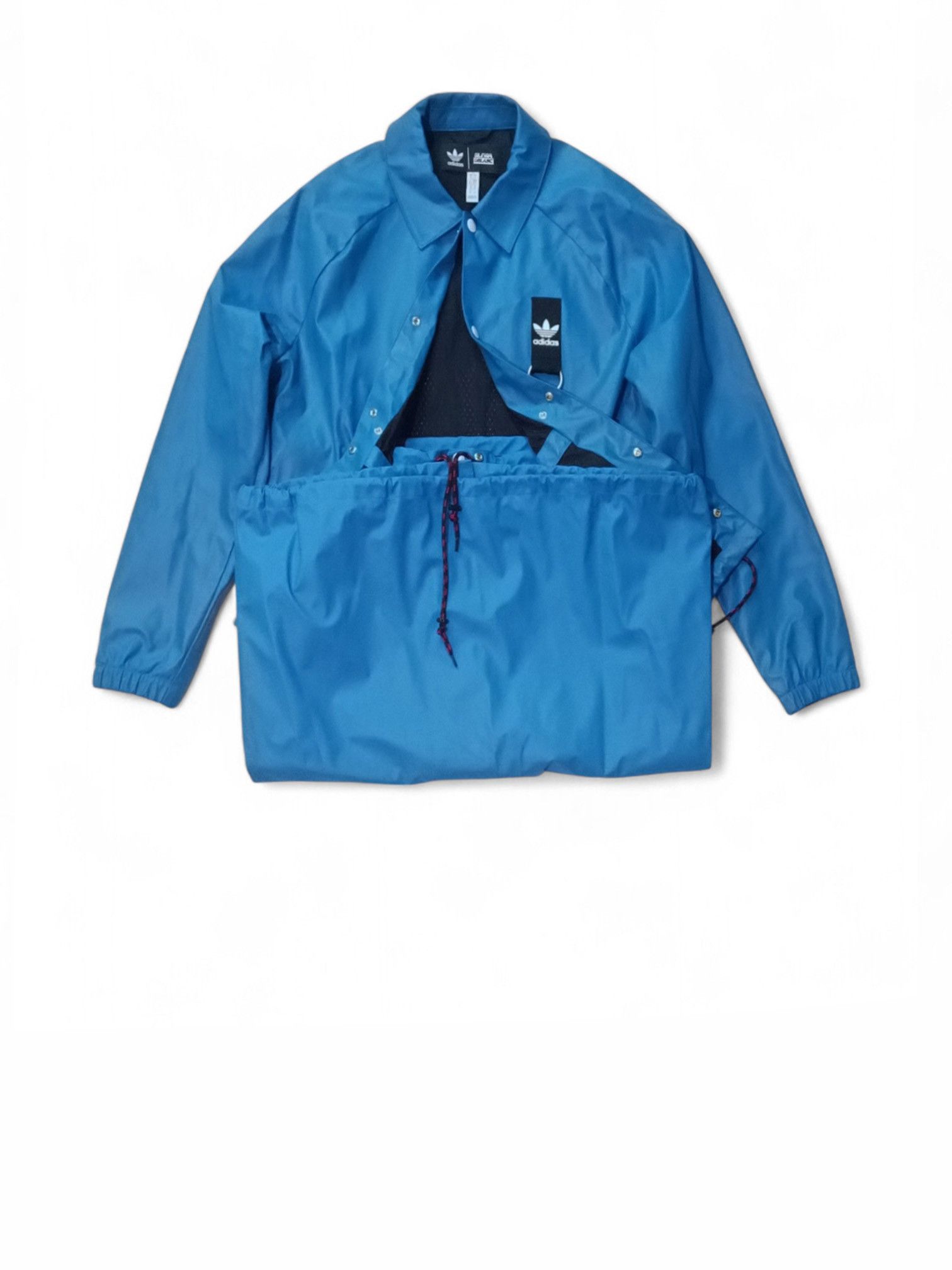 Adidas OLIVIA OBLANC x KENDALL JENNER FW18 TRENCH COAT BLUE Size S / US 4 / IT 40 - 9 Thumbnail