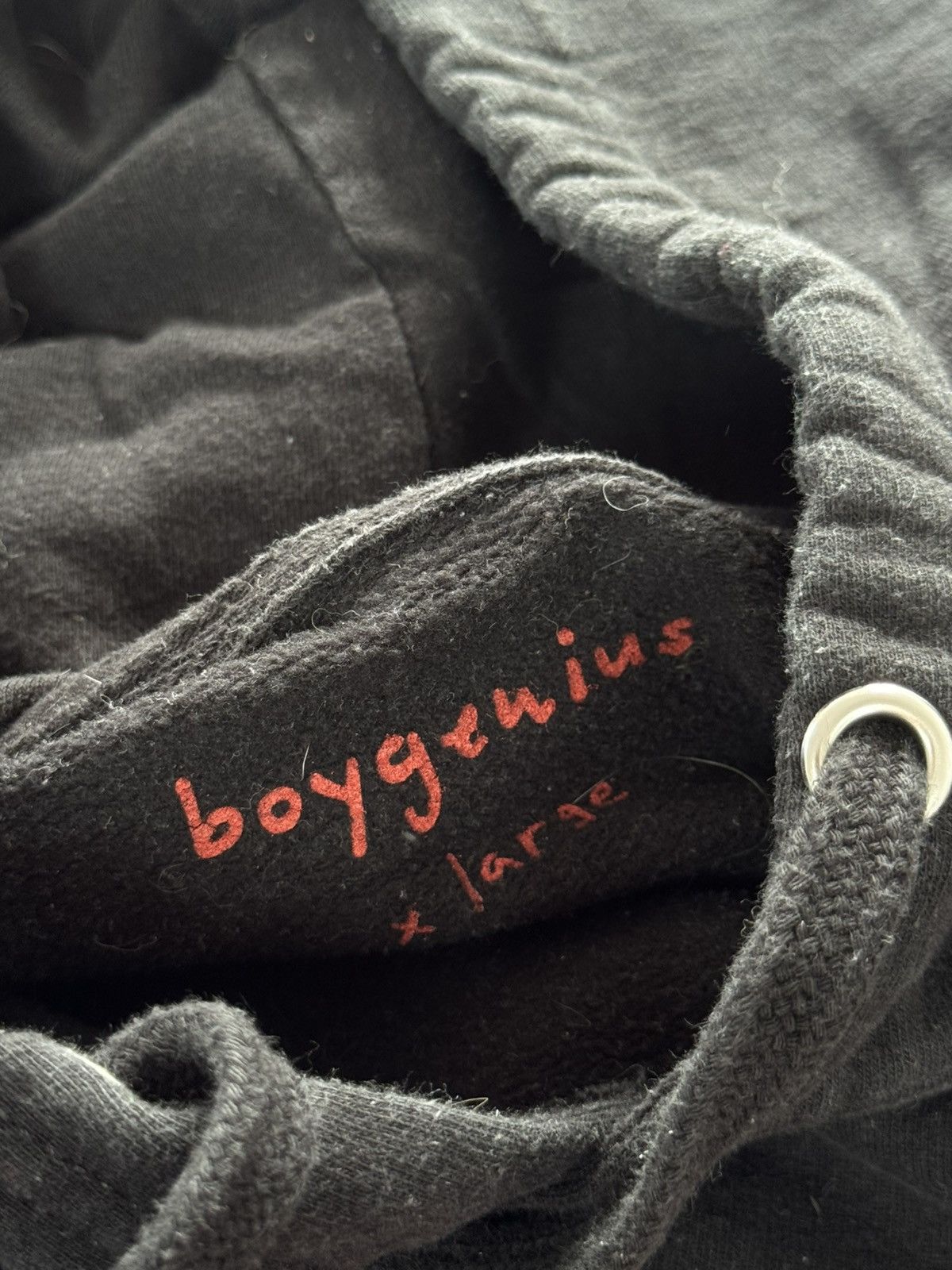 Vintage BoyGenius Demon Hoodie Tour Merch Large Concert Pullover Size US XL / EU 56 / 4 - 7 Thumbnail