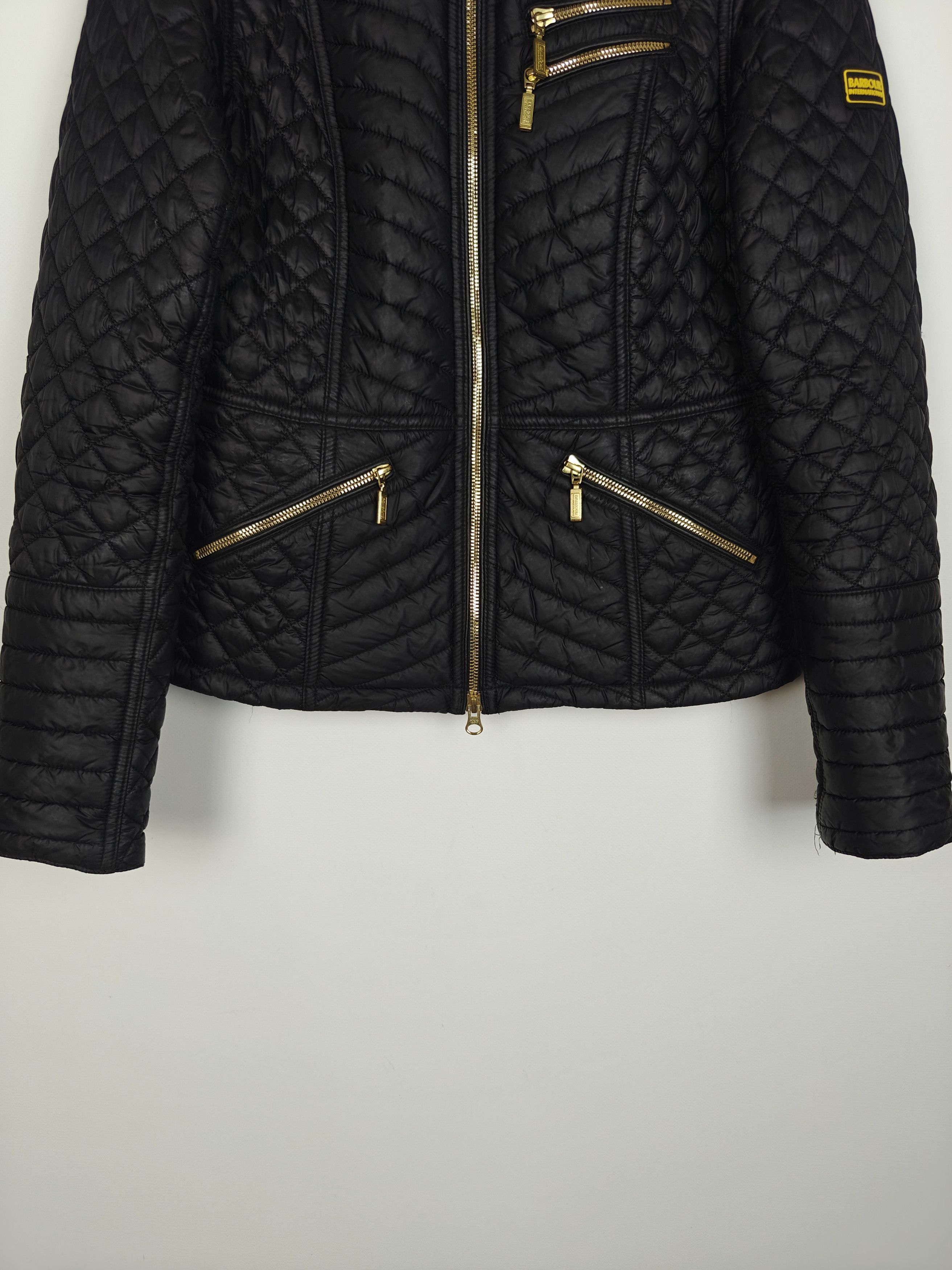 Barbour Barbour International Jacket Weld Quilt Black US 8/EU 38 Size M / US 6-8 / IT 42-44 - 3 Thumbnail