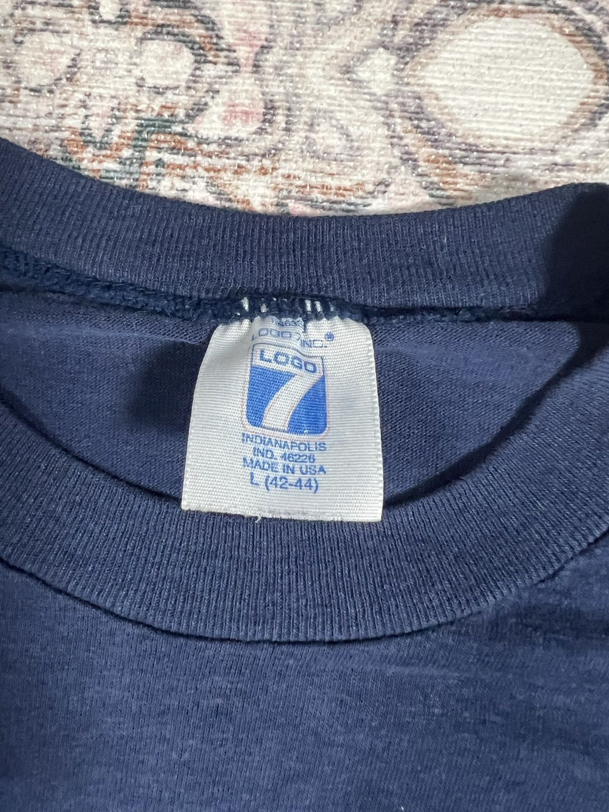 Logo 7 × Vintage Vintage 1987 Super Bowl XXII NFL Single Stitch Football Tee Size US M / EU 48-50 / 2 - 5 Thumbnail