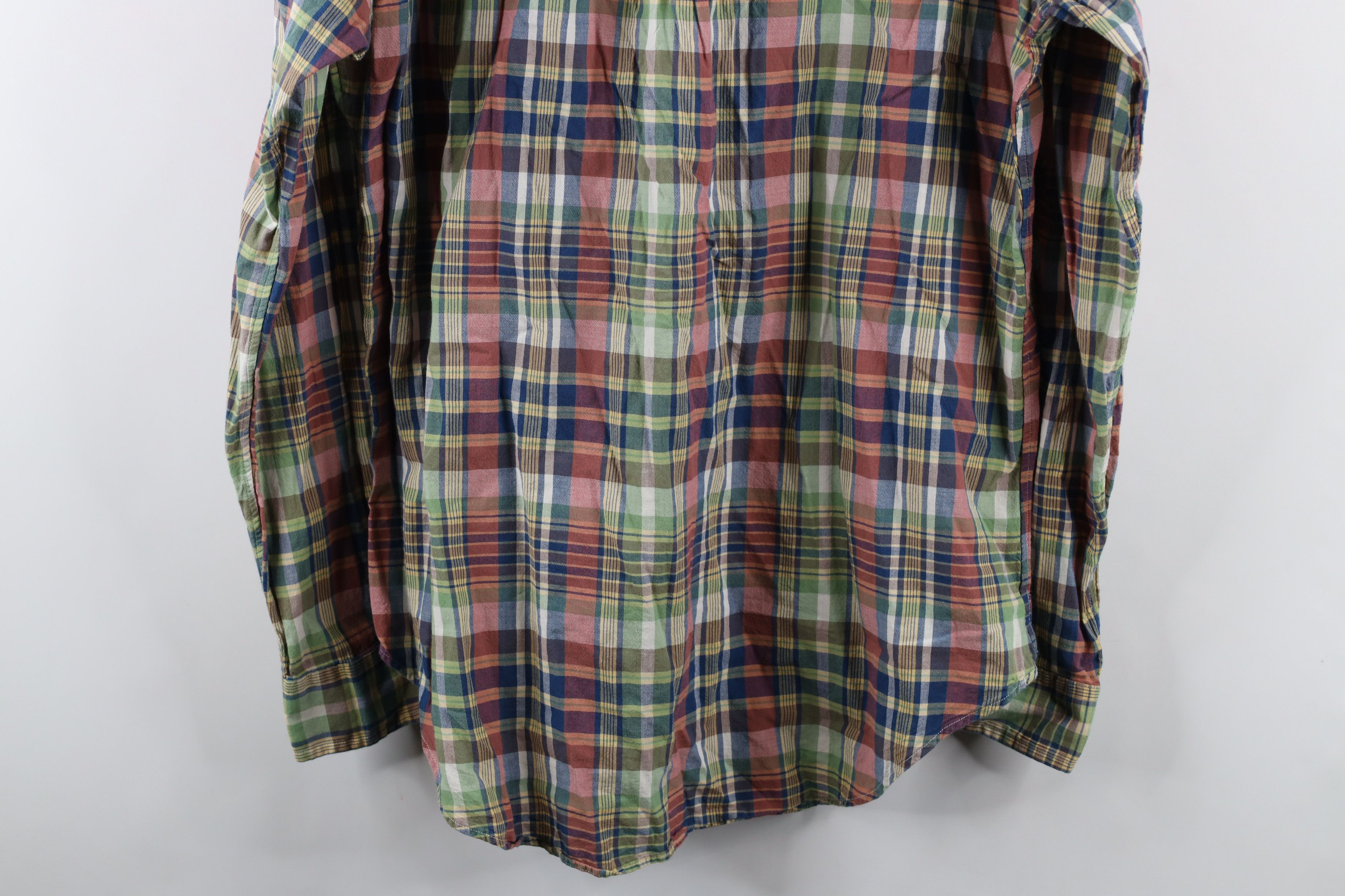 Polo Ralph Lauren Vintage 90s Ralph Lauren Rainbow Plaid Button Down Shirt Size US L / EU 52-54 / 3 - 6 Thumbnail