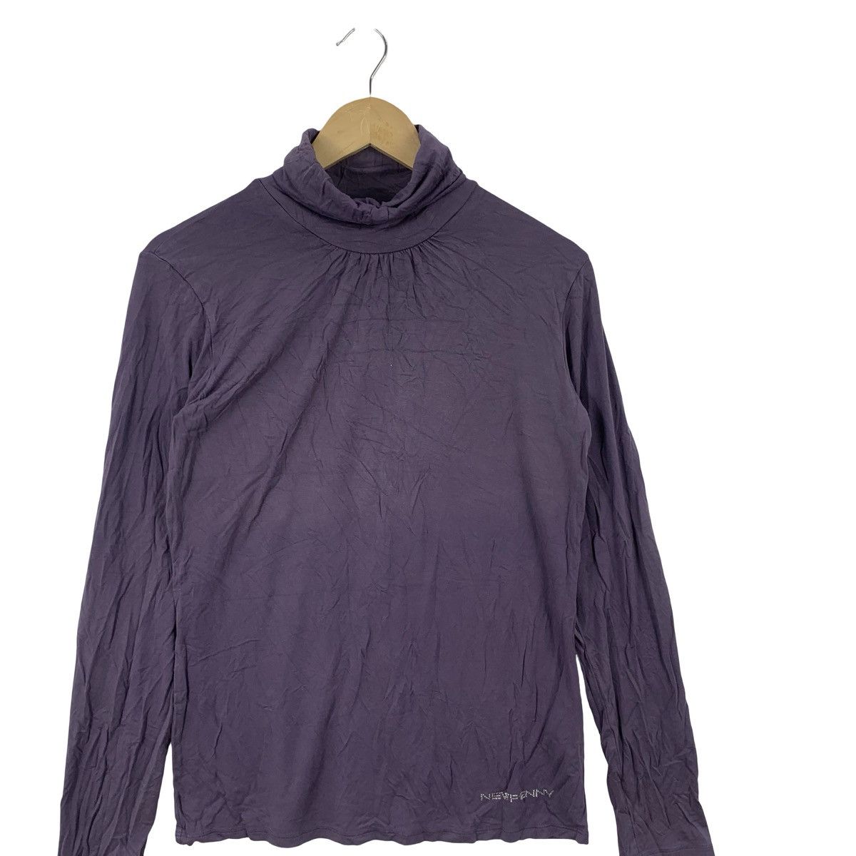 Other NEWPENNY Embellished Logo Turtleneck Sweatshirt Sweater Size US S / EU 44-46 / 1 - 5 Thumbnail