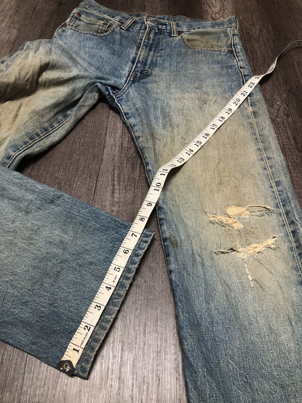 Levi's × Vintage Vintage Levi's Big E 502 Selvedge Jeans Size US 28 / EU 44 - 20 Thumbnail