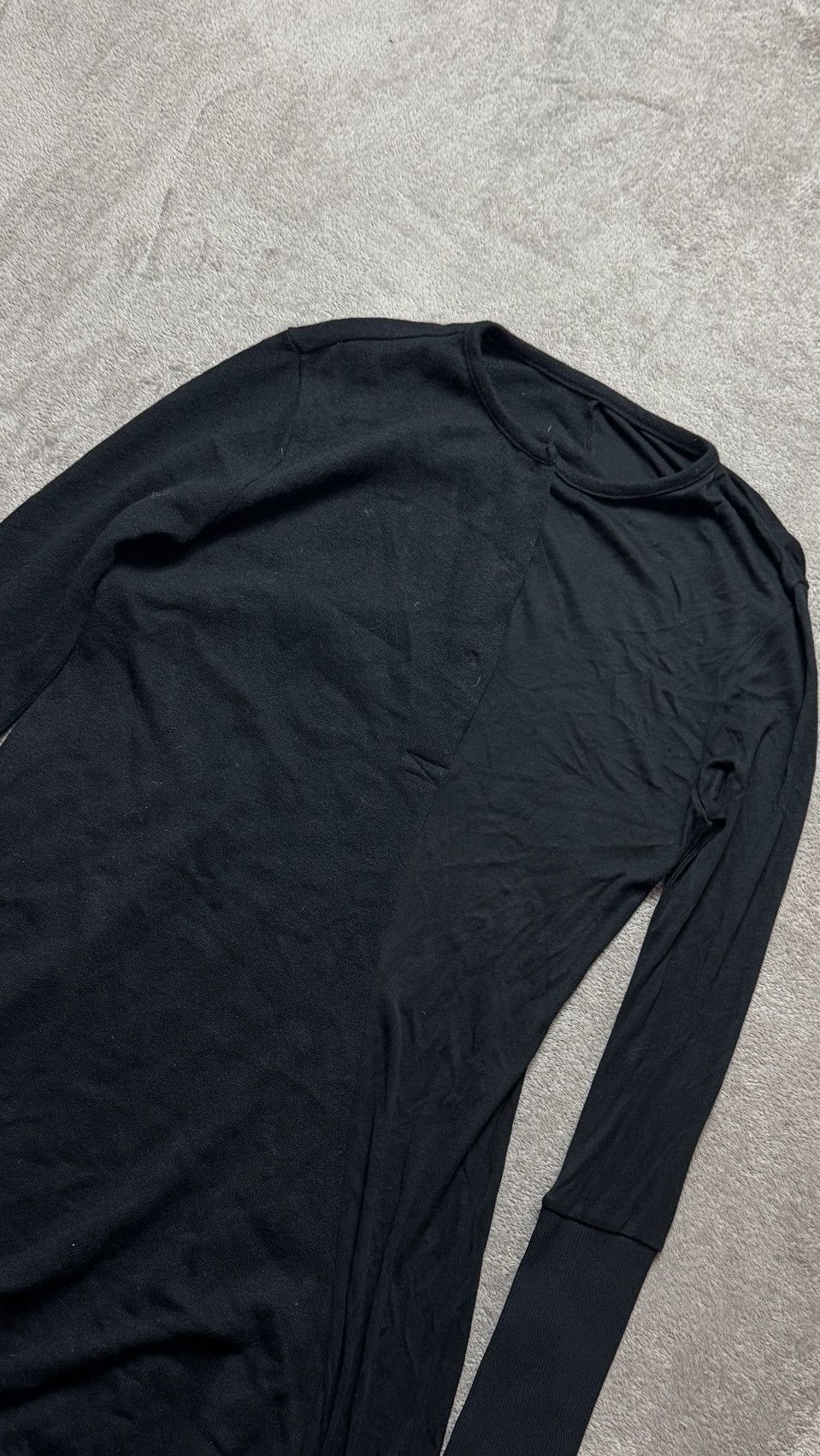Yohji Yamamoto Y’s Asymmetric Long Sleeve Wool Cashmere Dress mcqueen loewe Size M / US 6-8 / IT 42-44 - 4 Thumbnail