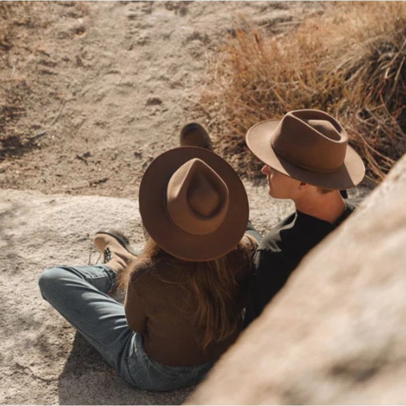 Other Will + Bear Calloway Tan | Brown Widebrim Fedora Size ONE SIZE - 6 Thumbnail