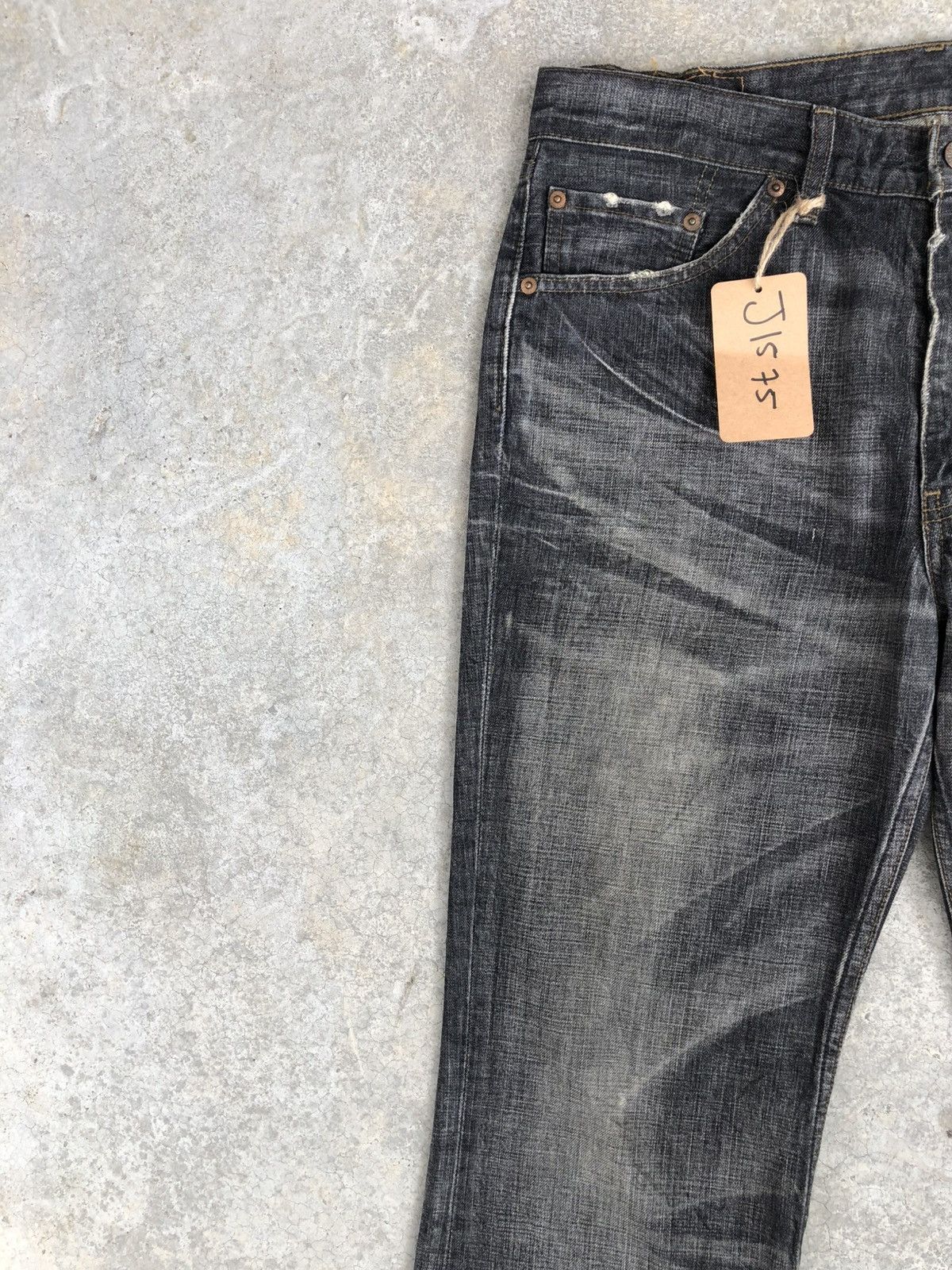 If Six Was Nine Y2k Levi’s 517 Flared Jeans Distressed Denim Size US 33 - 4 Thumbnail