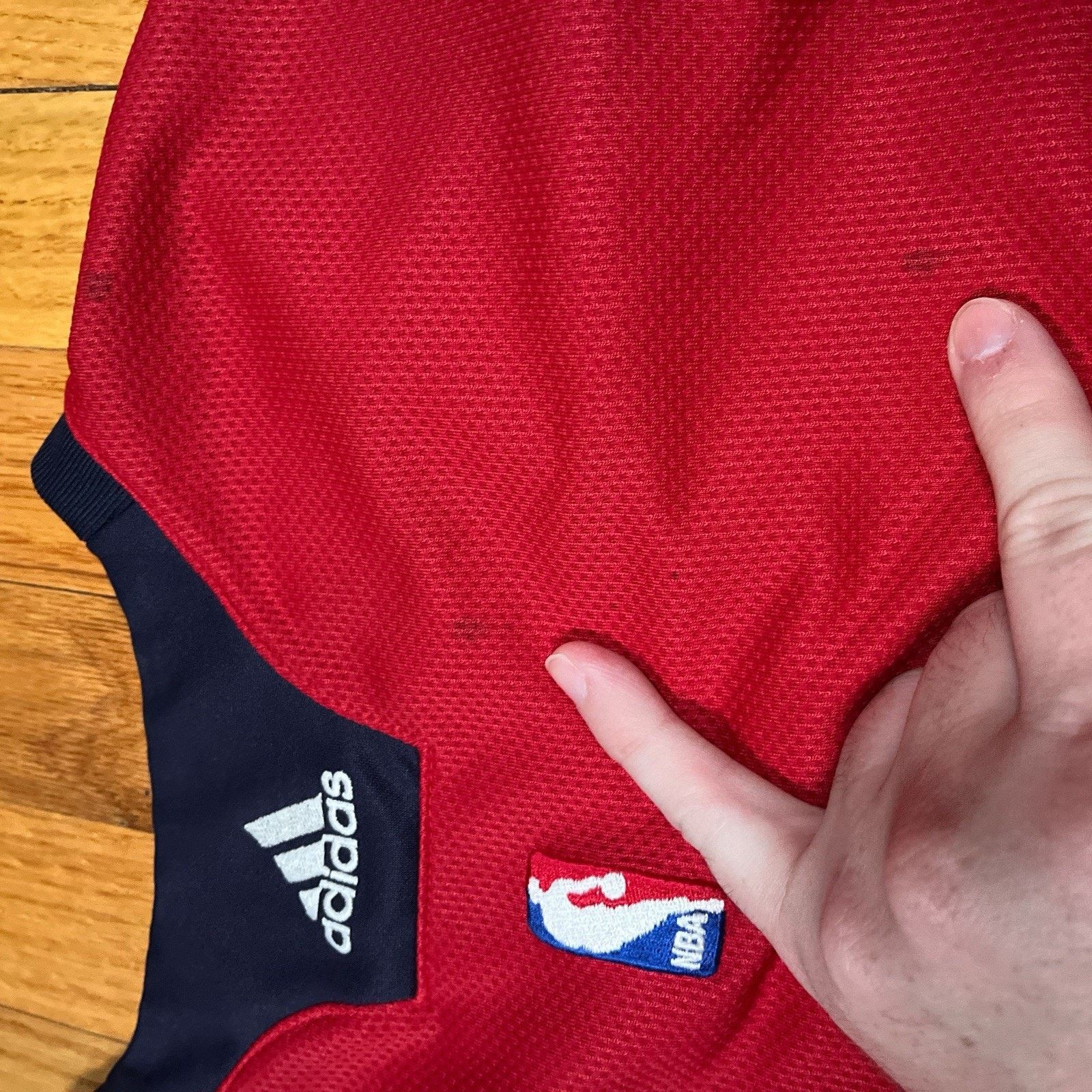 Adidas New Jersey Nets Adidas Jersey NBA Basketball 3XLT FLAWS Size US XXL / EU 58 / 5 - 12 Thumbnail