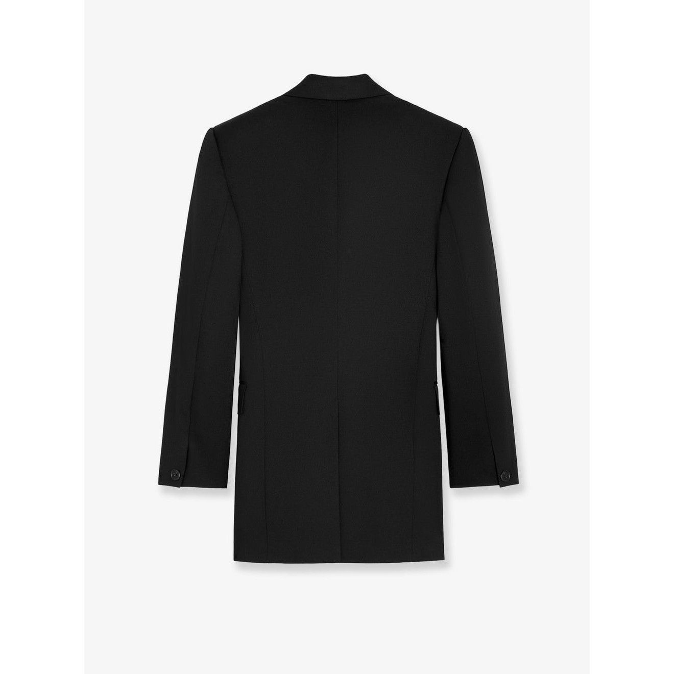 Celine CELINE $3450 Black Colonne Wool Jacket New & Authentic (Wome Size M / US 6-8 / IT 42-44 - 2 Thumbnail