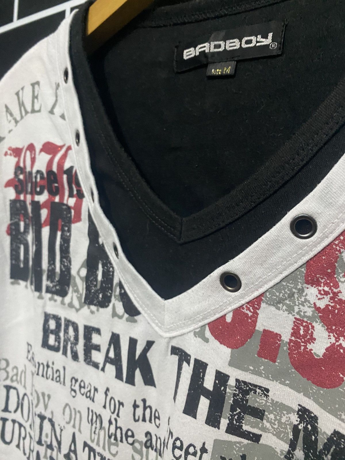 Japanese Brand Badboy USA tshirt japanese brand double layer Size US M / EU 48-50 / 2 - 6 Thumbnail