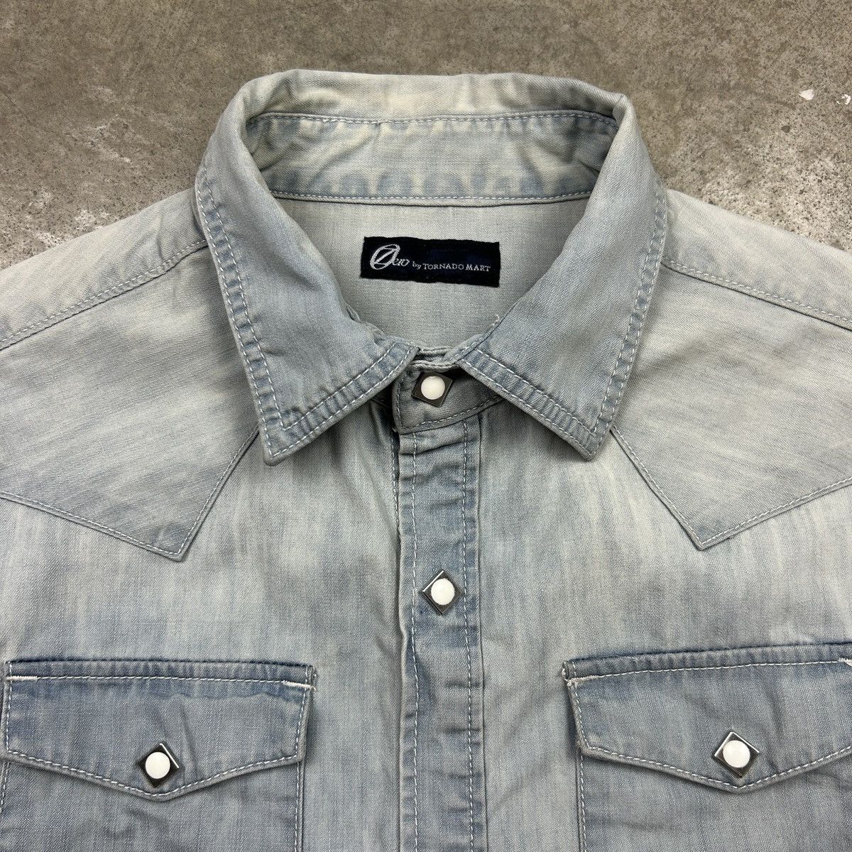 Tornado Mart zero by tornado mart western shirt denim Size US M / EU 48-50 / 2 - 6 Thumbnail