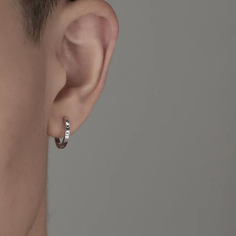 Jewelry × Sterling Silver Dark Earrings One Pairs Chrome Jewelry Size ONE SIZE - 1 Thumbnail