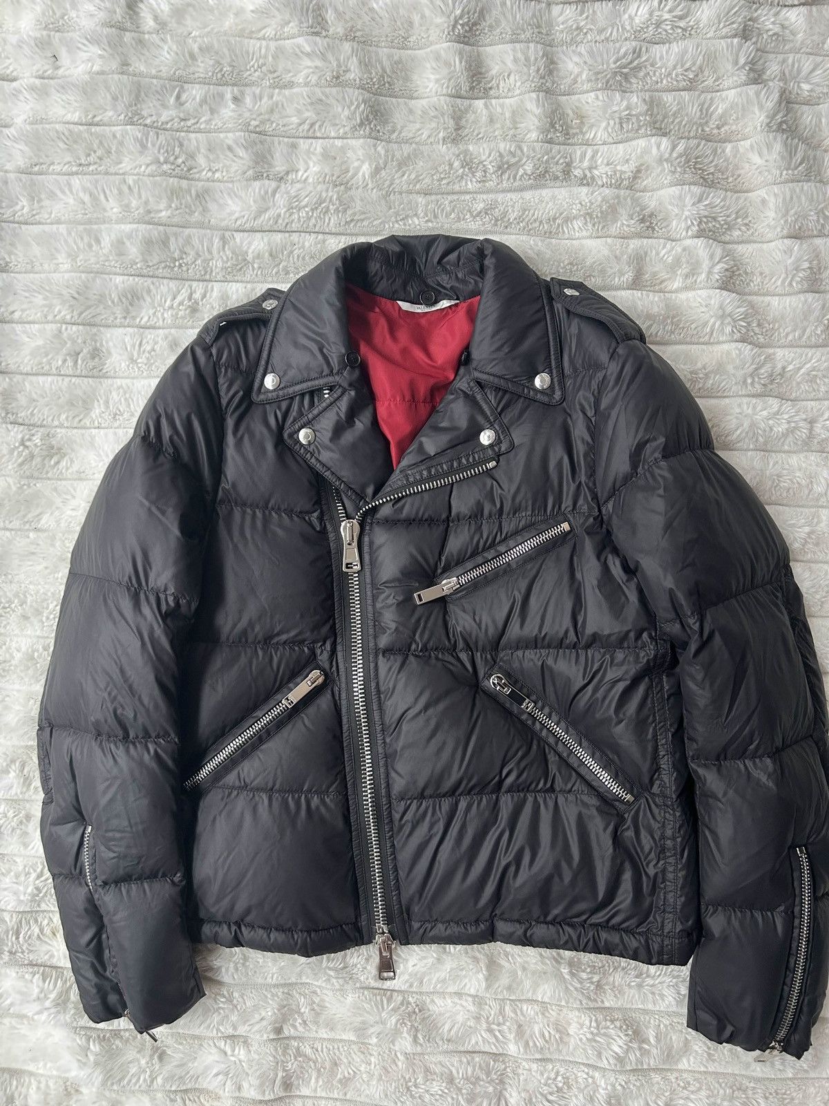 Valentino Valentino Men’s Down Biker Jacket Size US M / EU 48-50 / 2 - 1 Thumbnail