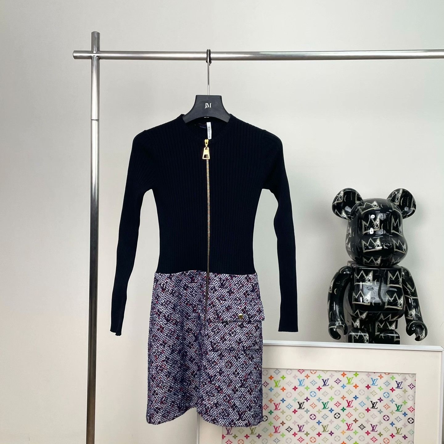 Louis Vuitton Louis Vuitton Patchwork Dress S Women Size S / US 4 / IT 40 - 1 Thumbnail