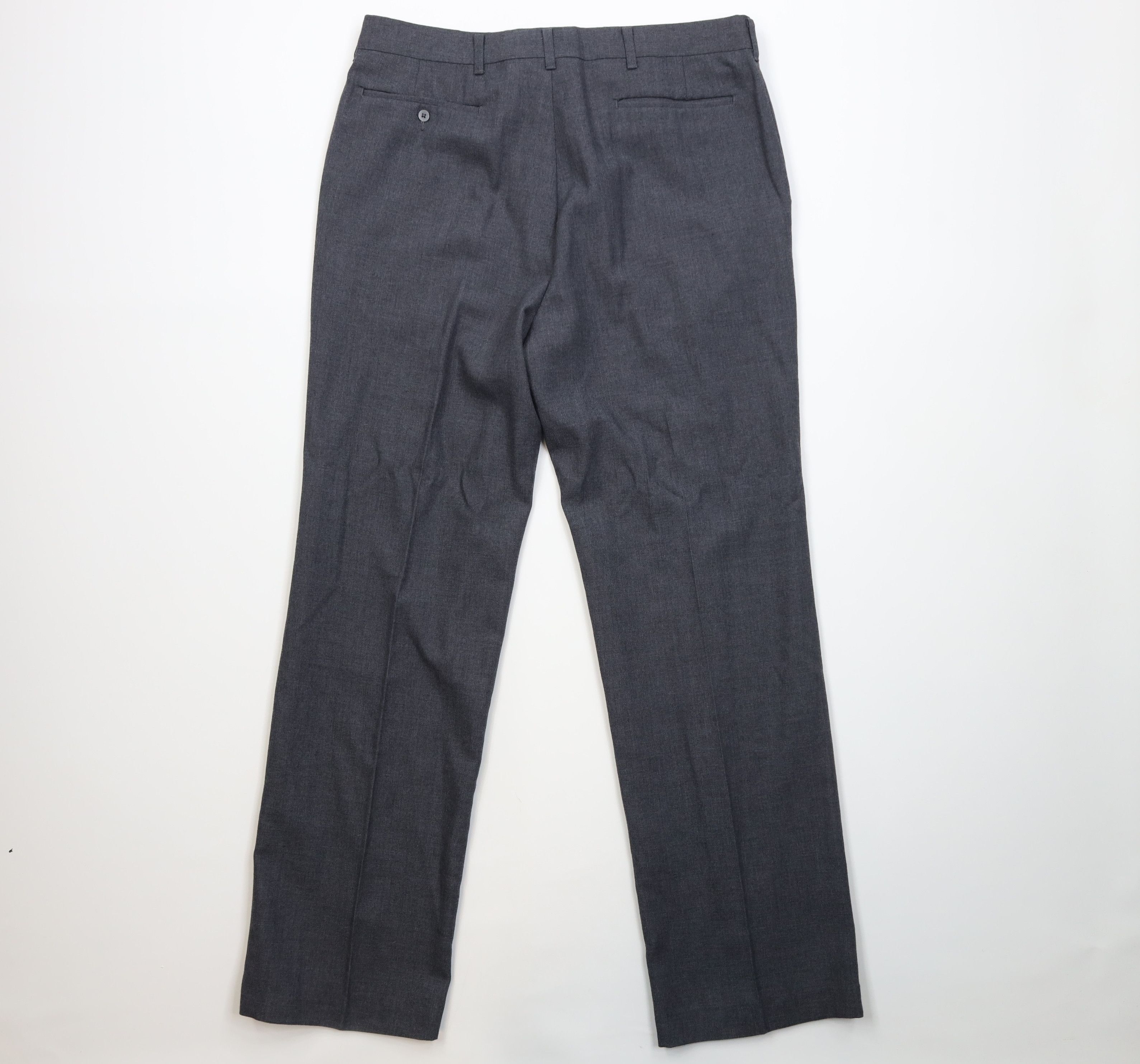 Vintage Vintage 90s Streetwear Wool Blend Wide Leg Chino Pants USA Size US 36 / EU 52 - 10 Thumbnail