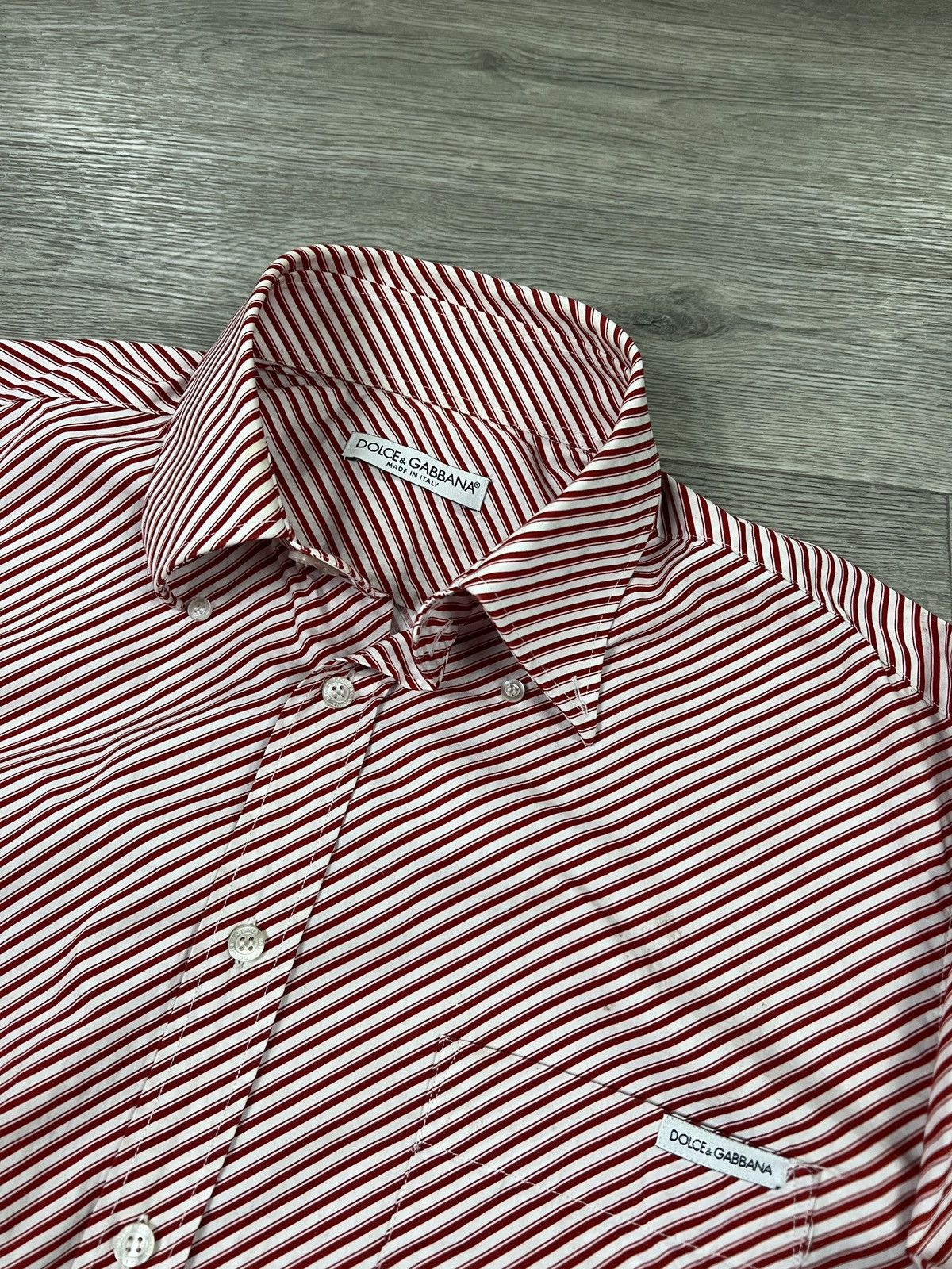 Dolce & Gabbana Vintage Dolce & Gabbana Striped Shirt DG Men’s Size L Size US L / EU 52-54 / 3 - 3 Thumbnail