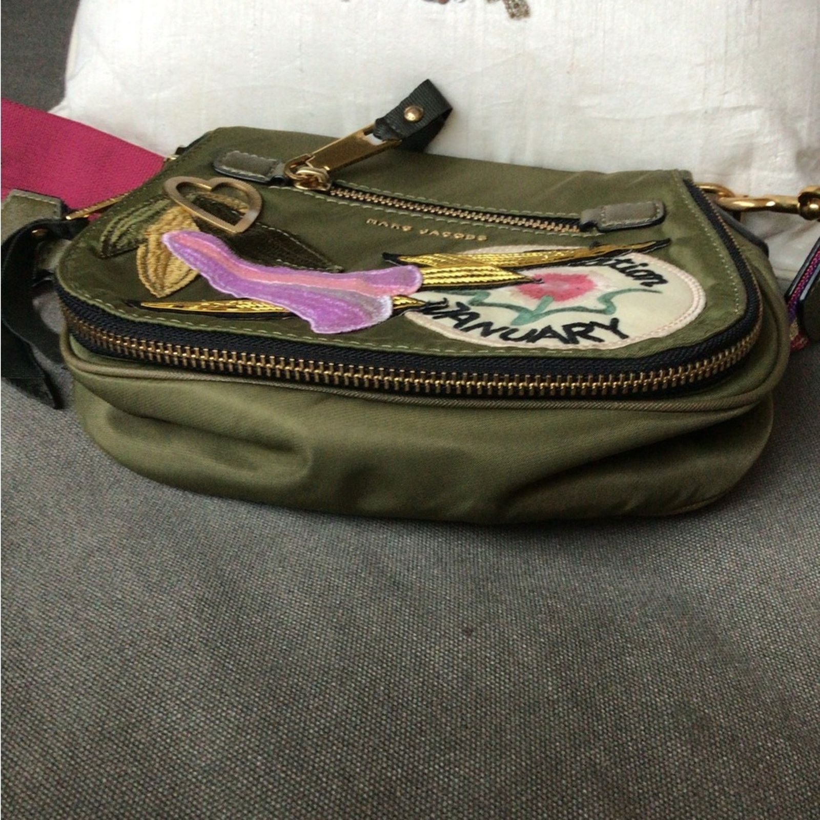 Marc Jacobs Marc Jacobs Nylon Patchwork Nomad Saddlebag Purse crossbody Size ONE SIZE - 5 Thumbnail