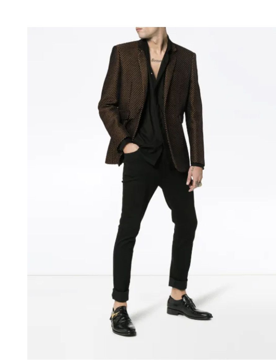 Saint Laurent Paris Saint Laurent Velvet Blazer - Gold detail - 48 - Like New Size US M / EU 48-50 / 2 - 4 Thumbnail
