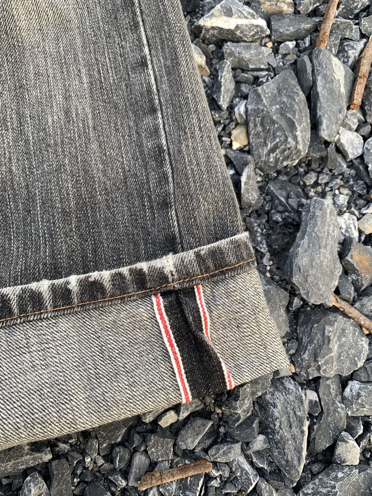 Kapital VINTAGE EDWIN 505s SELVEDGE FADED JAPANESE DISTRESSED DENIM Size US 28 / EU 44 - 5 Thumbnail