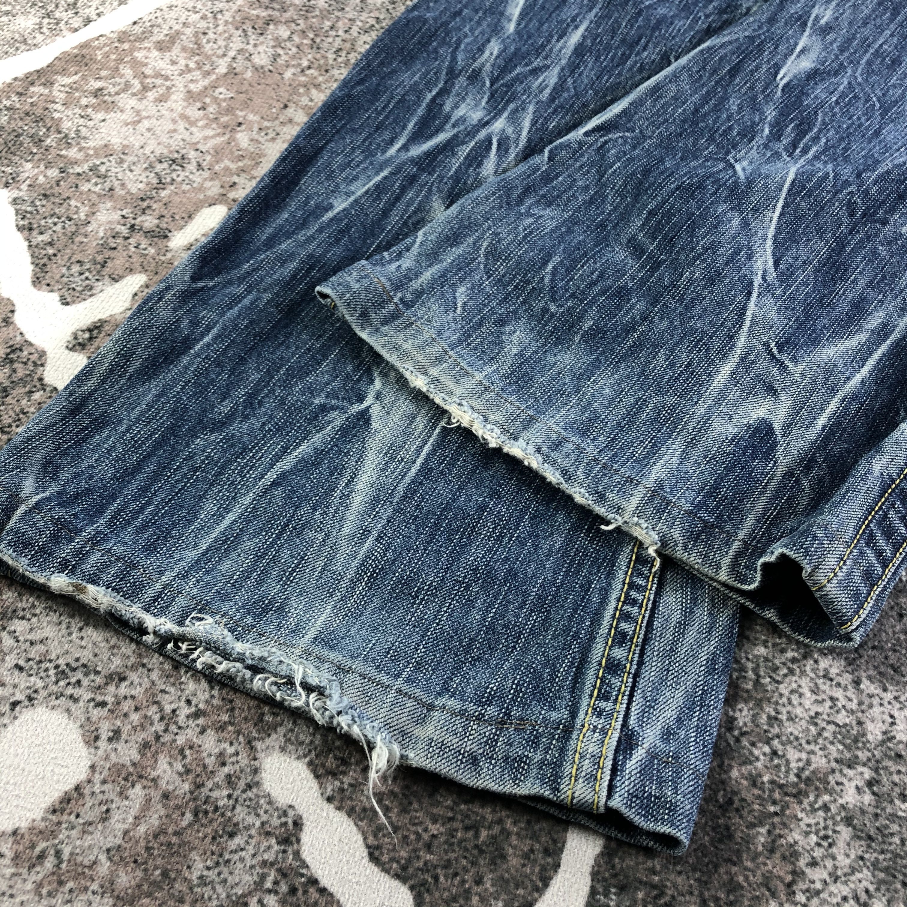 Japanese Brand Blue Way Jeans Flare Denim KJ2220 Size US 30 / EU 46 - 5 Thumbnail