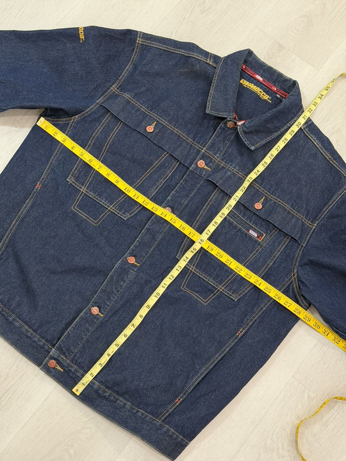 Mecca Y2K Mecca DNM Size XXL Heavy Denim Jean Jacket Urban Trucker Size US XXL / EU 58 / 5 - 9 Thumbnail