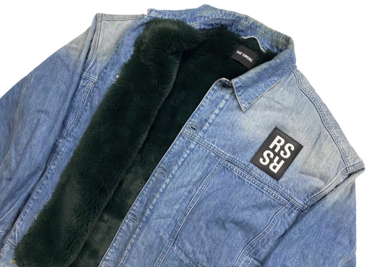 Raf Simons Raf Simons AW20 Fur-Lined Oversized Denim Jacket J31 Size US S / EU 44-46 / 1 - 5 Thumbnail