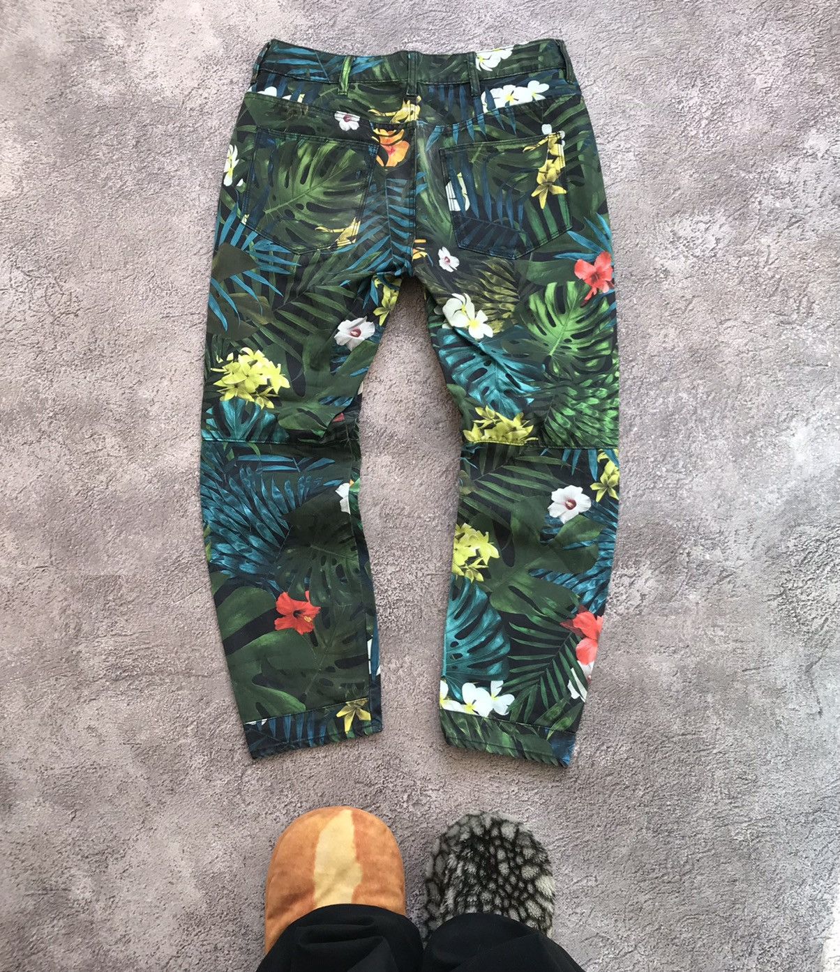 Vintage Vintage Y2K Jungle Floral Print Baggy Pants Streetwear 26 Size US 26 / EU 42 - 5 Thumbnail