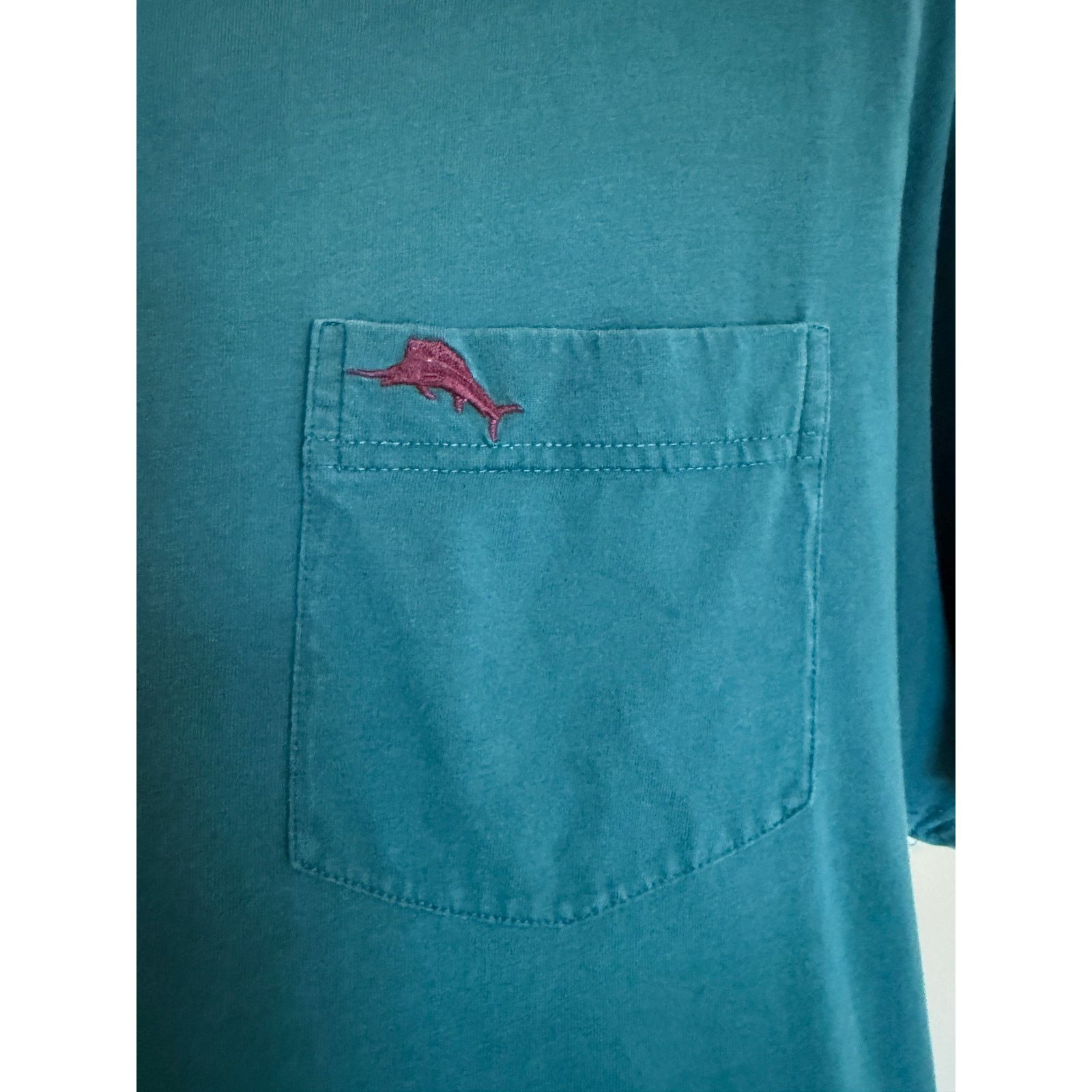 Tommy Bahama Tommy Bahama Blue Short Sleeve Crew Neck Cotton T-Shirt Size M / US 6-8 / IT 42-44 - 5 Thumbnail