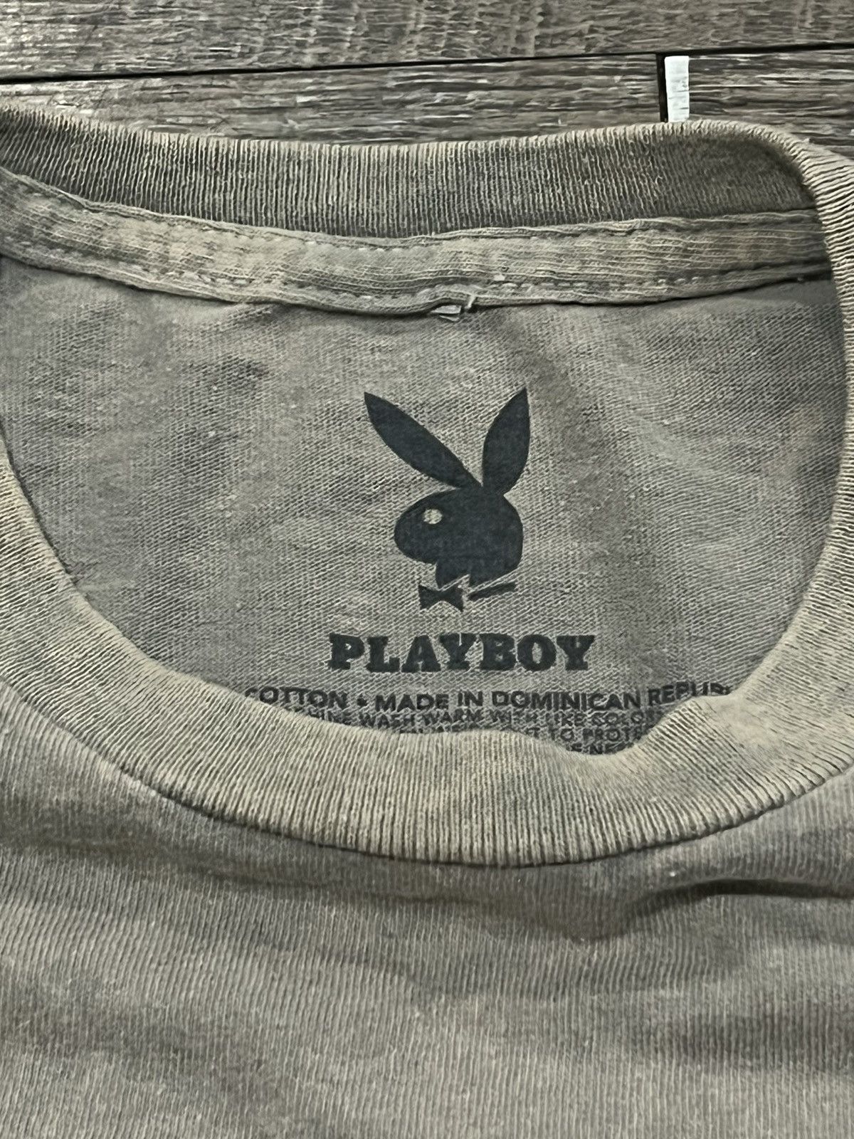 Playboy Playboy Garment Dyed Tee Shirt Size Medium Size US M / EU 48-50 / 2 - 4 Thumbnail