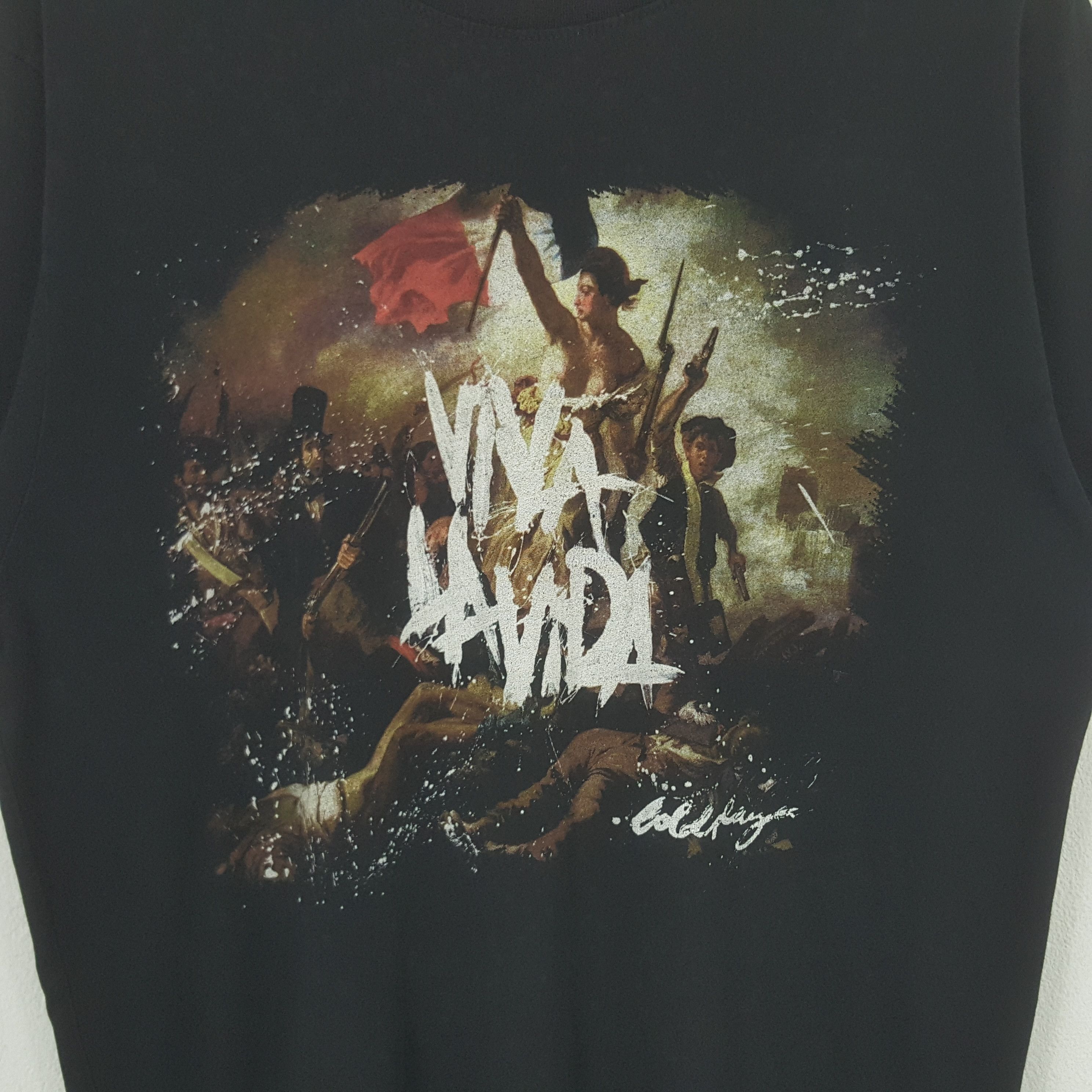 Band Tees Vintage Coldplay Viva la Vida Band Tour Tshirt RR27 Size US L / EU 52-54 / 3 - 2 Thumbnail