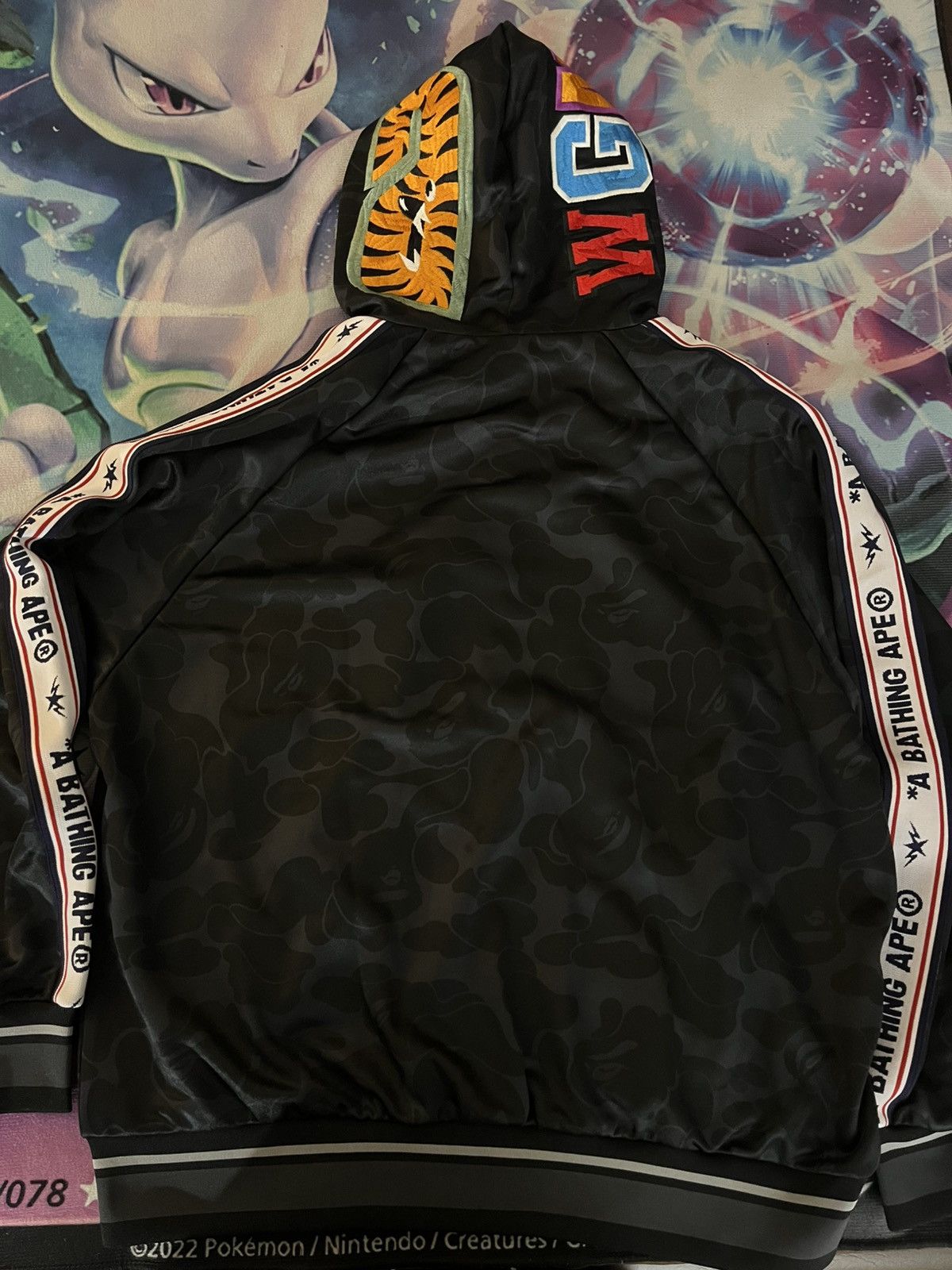 Bape NEW BAPE Camo Relaxed Fit Shark Full Zip Hoodie Black XL Size US XL / EU 56 / 4 - 3 Thumbnail