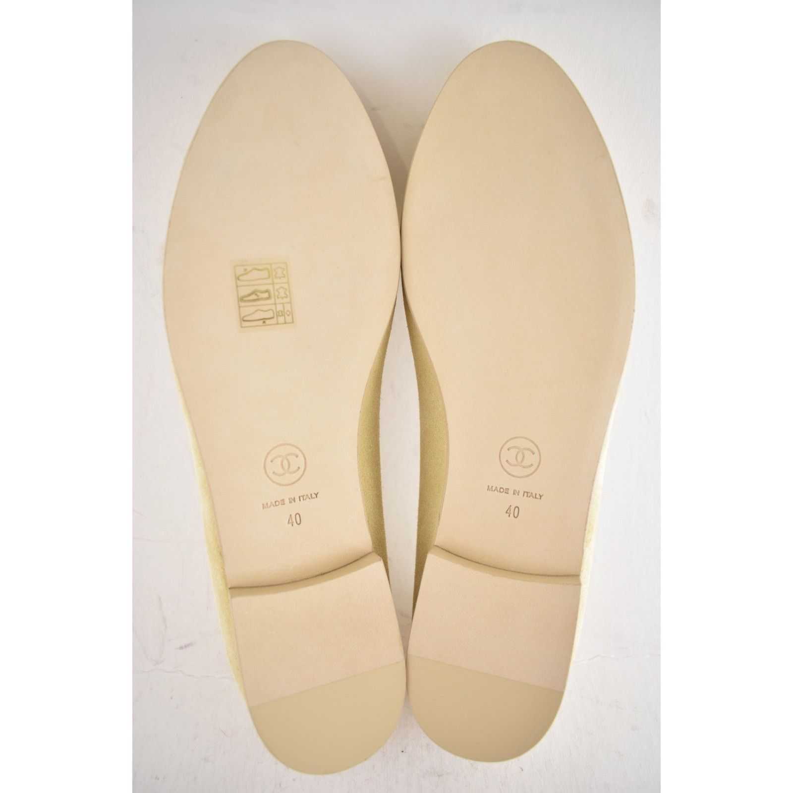 Chanel Chanel Beige Suede Patent Leather Ballet Flat 40 Size US 10 / IT 40 - 18 Thumbnail