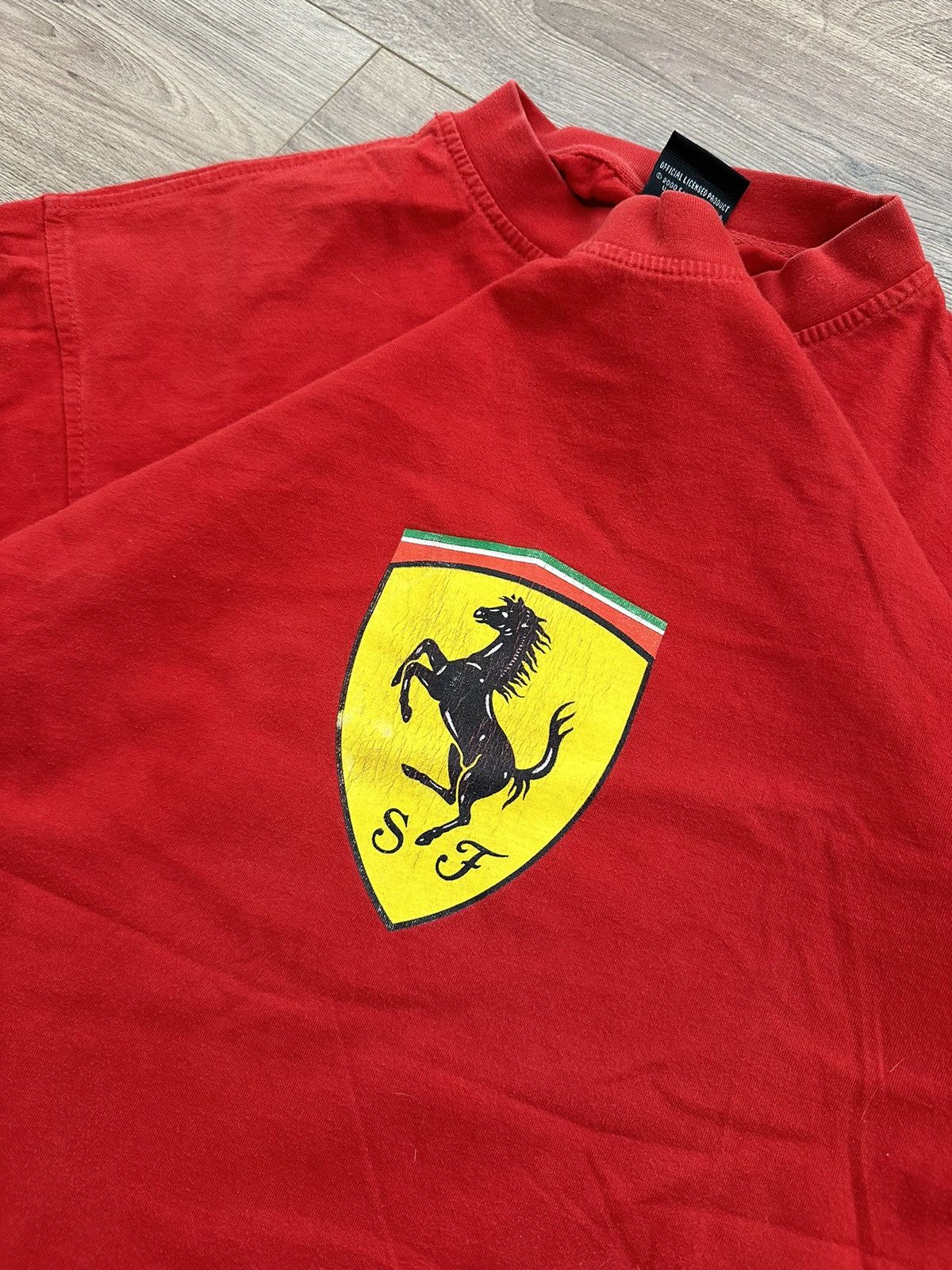 Ferrari 🔥VINTAGE FERRARI Y2K 2000 T-SHIRT🔥 Size US L / EU 52-54 / 3 - 2 Thumbnail