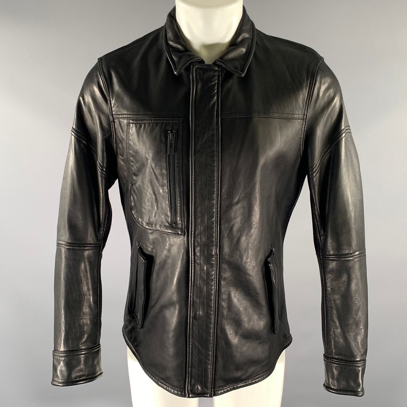 Rogue ROGUE Size M Black Leather Jacket Size US M / EU 48-50 / 2 - 1 Thumbnail
