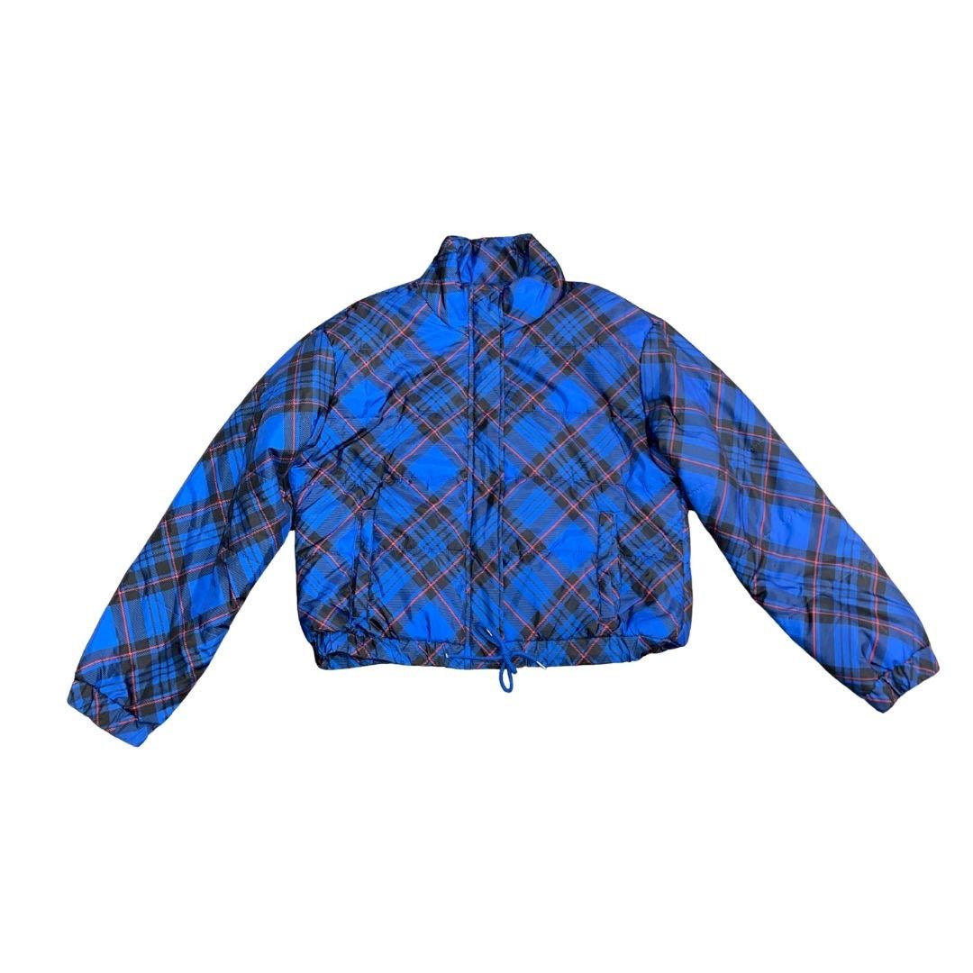 Other Ashley Outerwear Juniors Blue Plaid Puffer Jacket Size XL Size XL / US 12-14 / IT 48-50 - 1 Thumbnail